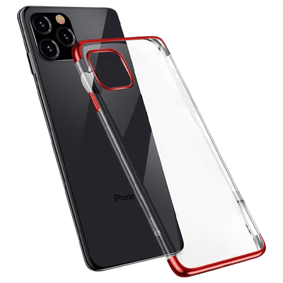 in base Luxury Case Hard Plastic Back Cover for Apple iPhone 11 Pro Max (Lightweight, Clear)