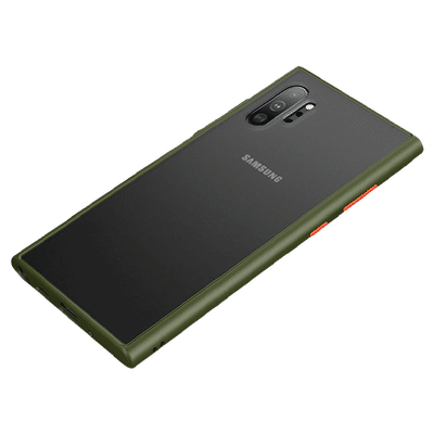 in base Duplex Soft TPU & Polycarbonate Back Cover for SAMSUNG Note 10 Lite (Military Grade Drop Protection, Black)