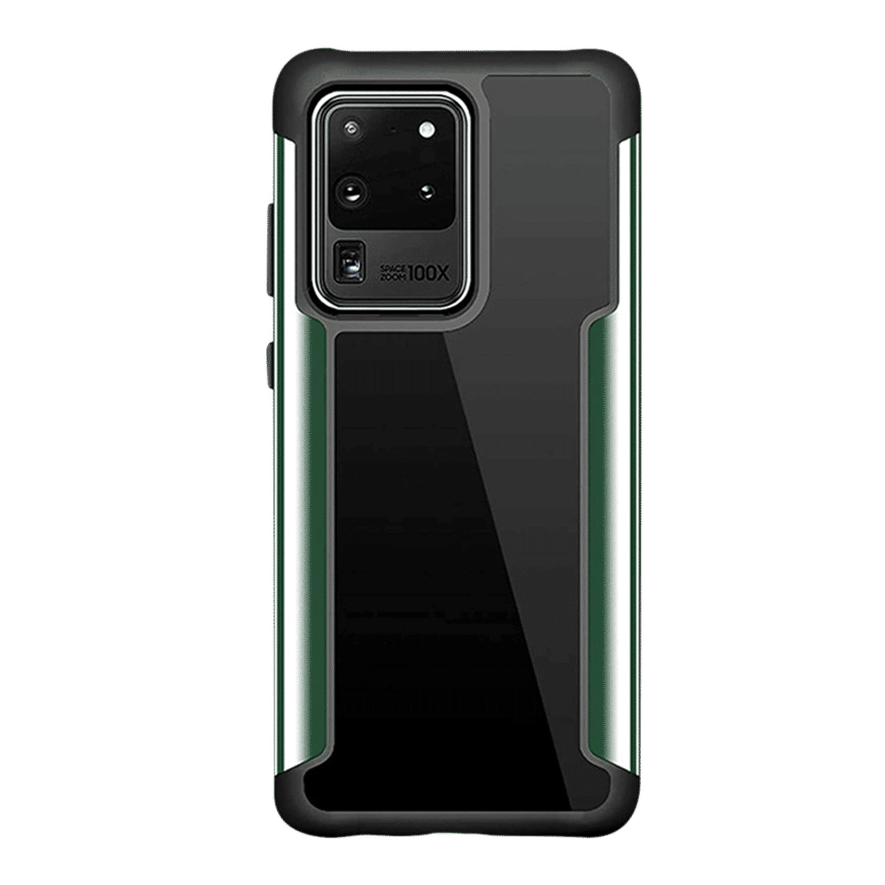 in base Ipak Tuf Polyurethane Back Cover for SAMSUNG Galaxy S20 Ultra (Lightweight, Green with Black) in base Ipak Tuf Polyurethane Back Cover for SAMSUNG Galaxy S20 Ultra (Lightweight, Green with Black)_8