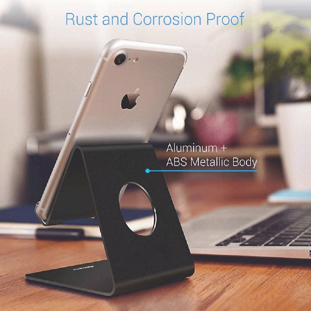PORTRONICS MoDesk Universal Stainless Steel Phone Holder (POR 122, Black) PORTRONICS MoDesk Universal Stainless Steel Phone Holder (POR 122, Black)_7