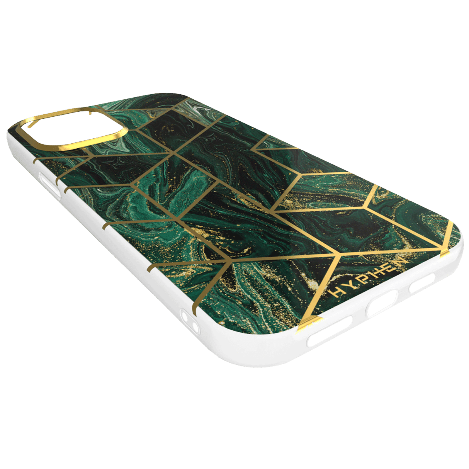 HYPHEN Luxe Marble TPU Back Cover for Apple iPhone 12 Pro Max (Compact and Flexible, Forest Green)_8