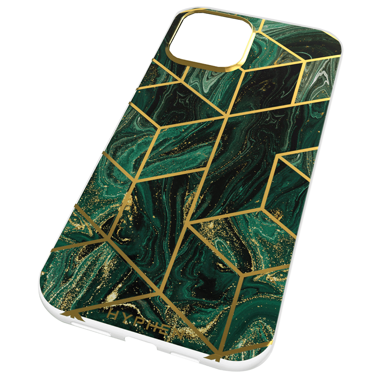 HYPHEN Luxe Marble TPU Back Cover for Apple iPhone 12 Pro Max (Compact and Flexible, Forest Green)_9