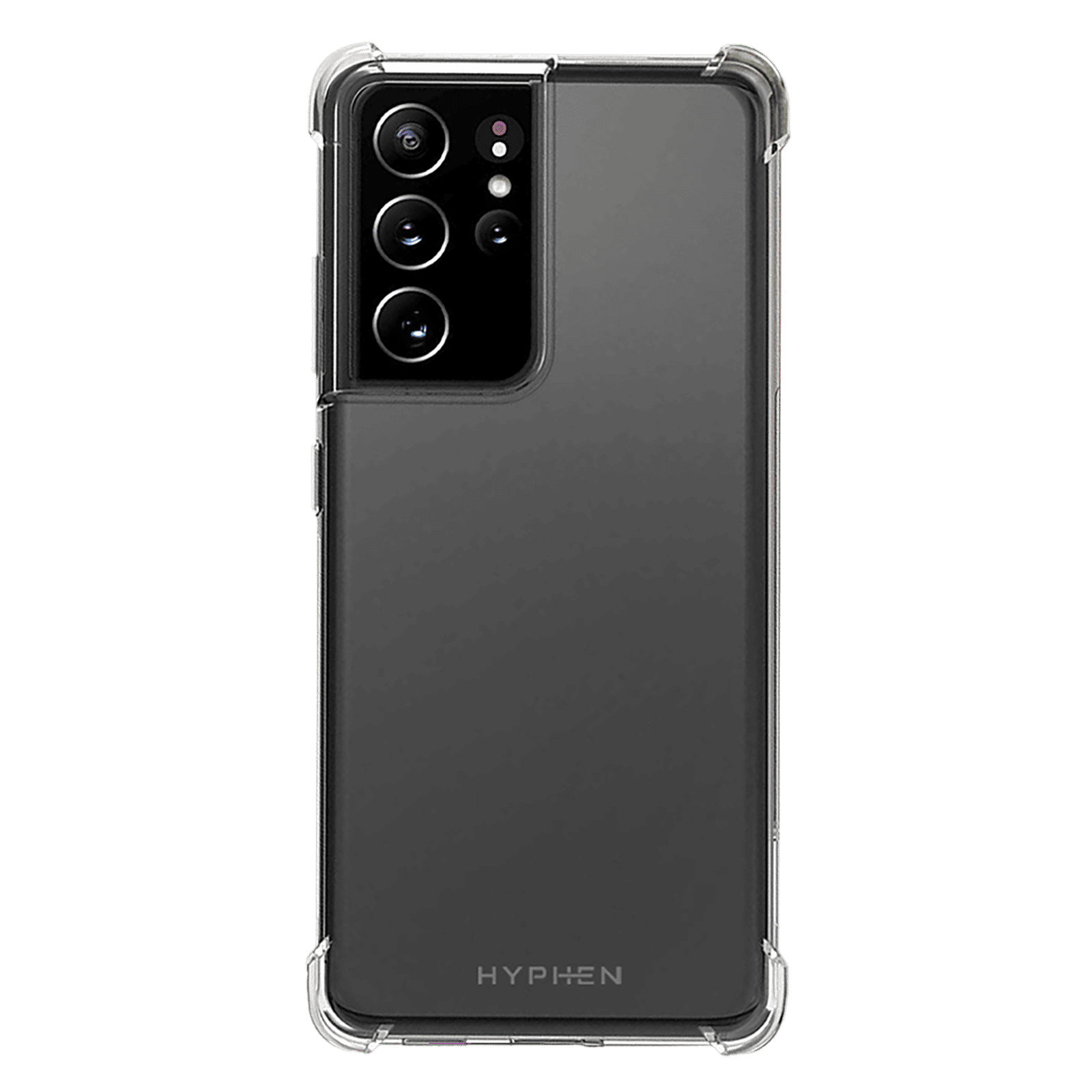 HYPHEN HPC-DCS210474 Soft TPU Back Cover for SAMSUNG S21 Ultra (Drop Protection, Clear)_3