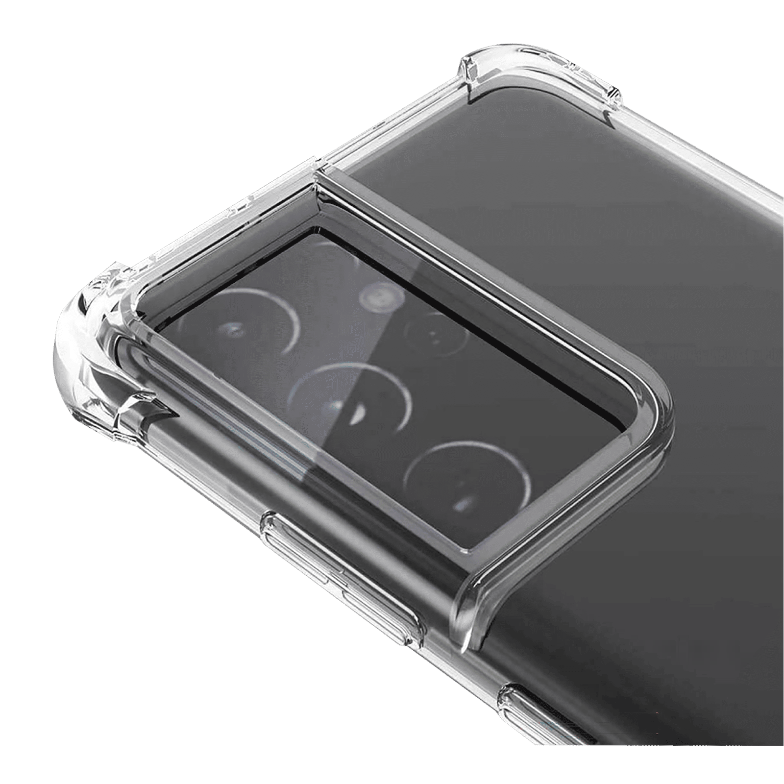 HYPHEN HPC-DCS210474 Soft TPU Back Cover for SAMSUNG S21 Ultra (Drop Protection, Clear)_7