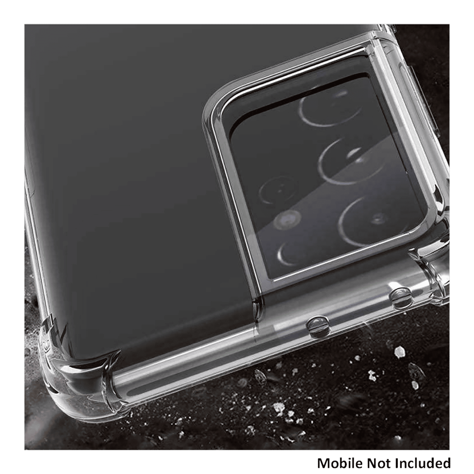 HYPHEN HPC-DCS210474 Soft TPU Back Cover for SAMSUNG S21 Ultra (Drop Protection, Clear)_9