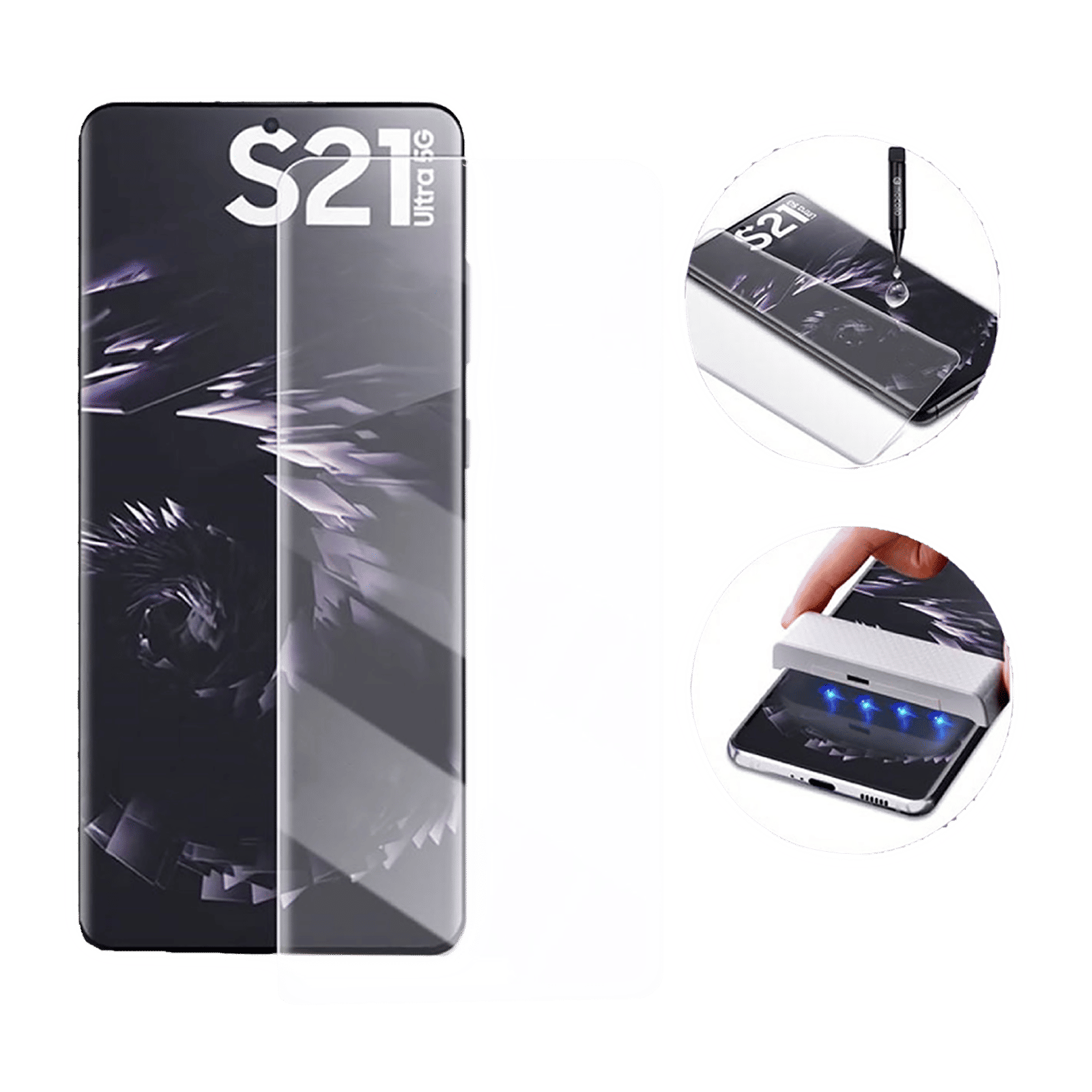 Hyphen Screen Protector for SAMSUNG S21 Ultra (Oleophobic Coating)_7