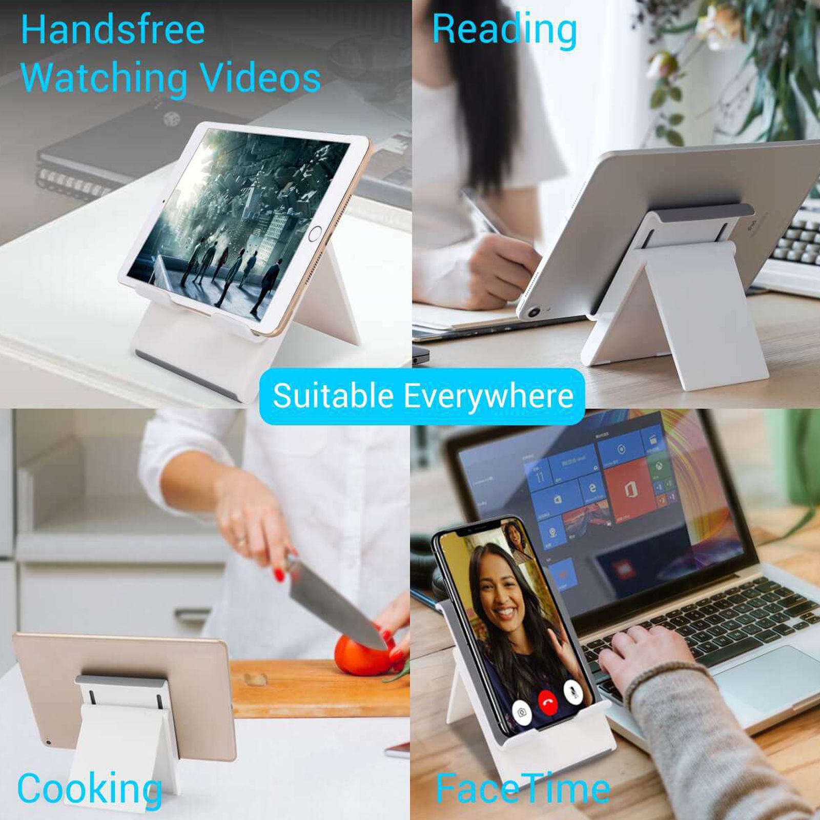 PORTRONICS Paddie Mobile Holder For Mobile & Tablet (Angle Adjustable, POR 1034, White) PORTRONICS Paddie Mobile Holder For Mobile & Tablet (Angle Adjustable, POR 1034, White)_8