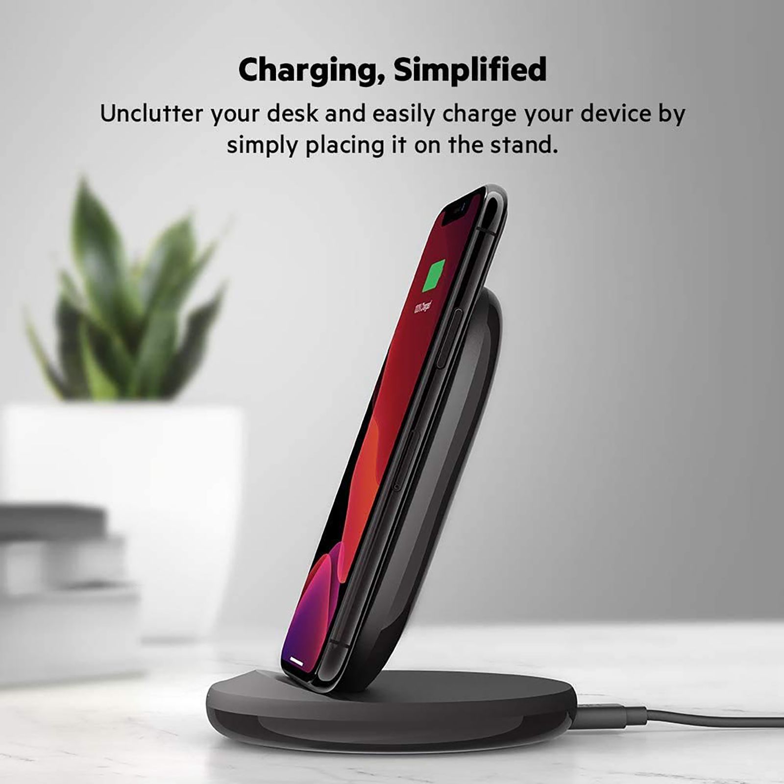 belkin Boost Charge 15W Wireless Charging Pad for iOS, Android (Qi Certified, Fast Charging, Black)_10