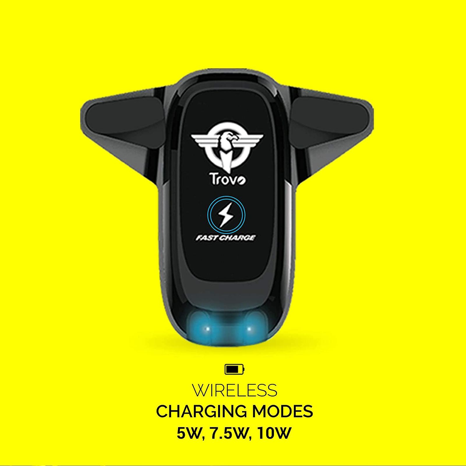 Trovo TWH-100 10W Micro USB Fast Car Charger (Adapter Only, 360 Degree Rotatable, Black)_5