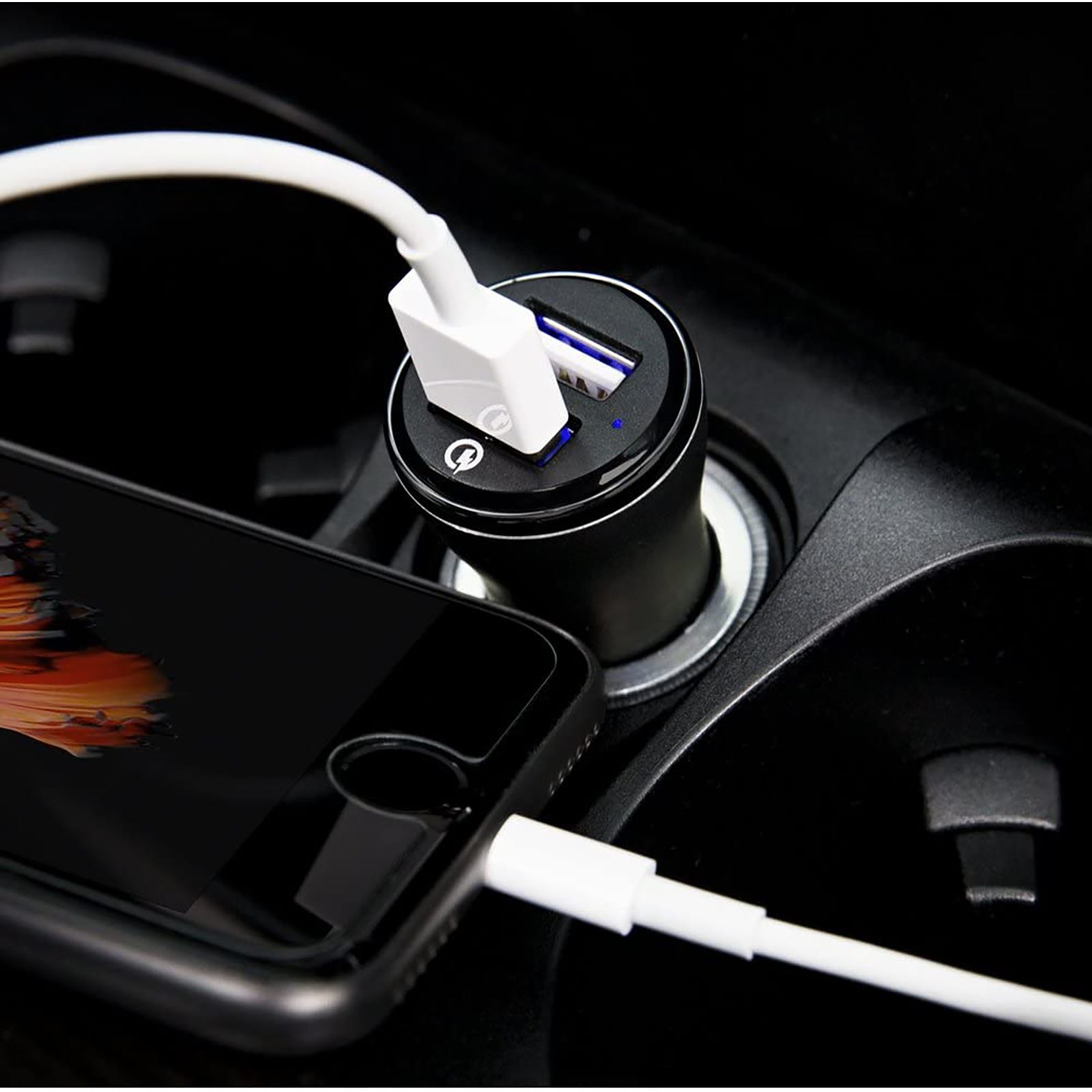 spigen 30 Watts 2 USB Ports Car Charging Adapter (Safe Charging, 000CG20643, Black) spigen 30 Watts 2 USB Ports Car Charging Adapter (Safe Charging, 000CG20643, Black)_7