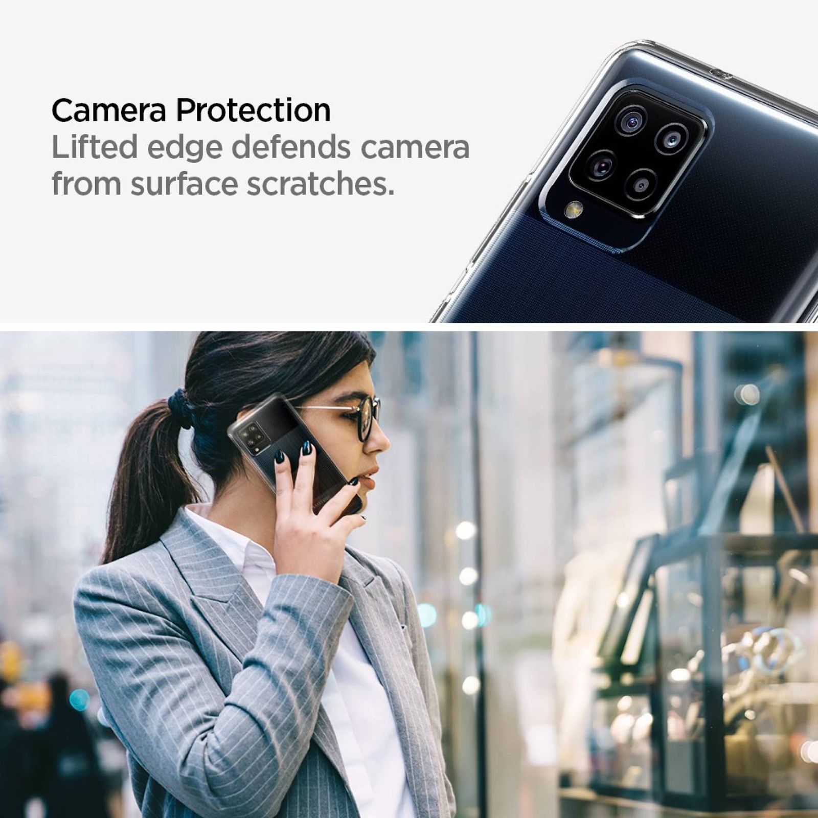 spigen Liquid Crystal Glitter TPU Back Cover for SAMSUNG Galaxy M42 5G, A42 5G (Air Cushion Technology, Crystal Clear) spigen Liquid Crystal Glitter TPU Back Cover for SAMSUNG Galaxy M42 5G, A42 5G (Air Cushion Technology, Crystal Clear)_10