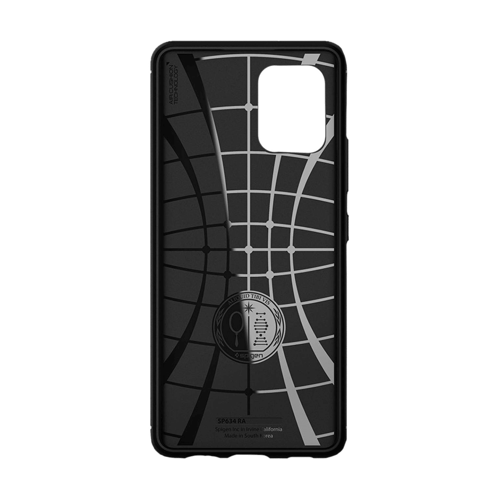 spigen Rugged Armor TPU Back Cover for SAMSUNG Galaxy M42 5G, A42 5G (Air Cushion Technology, Matte Black)_4