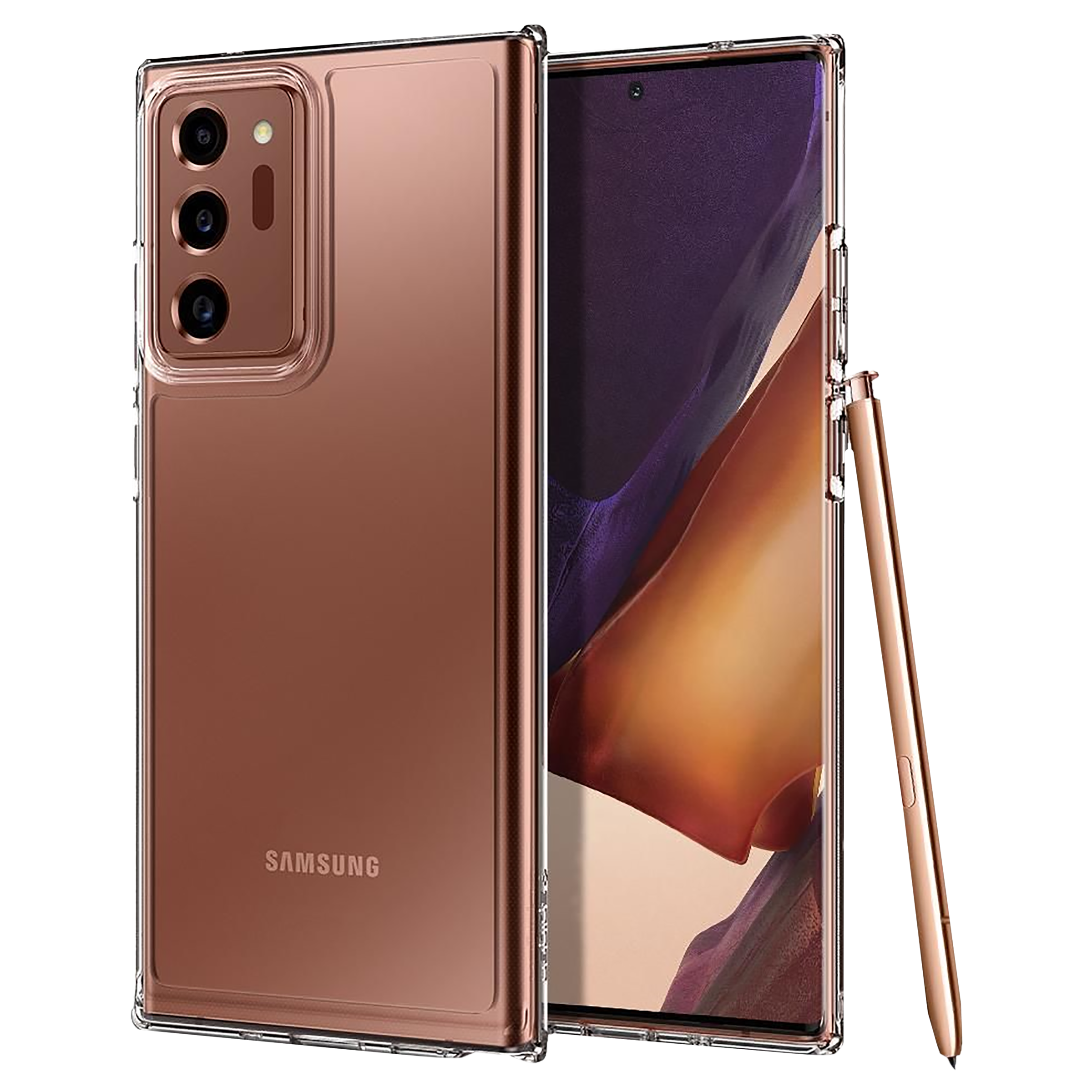spigen Back Cover for SAMSUNG Galaxy Note 20 Ultra (Wireless Charging Compatible, Crystal) spigen Back Cover for SAMSUNG Galaxy Note 20 Ultra (Wireless Charging Compatible, Crystal)_1