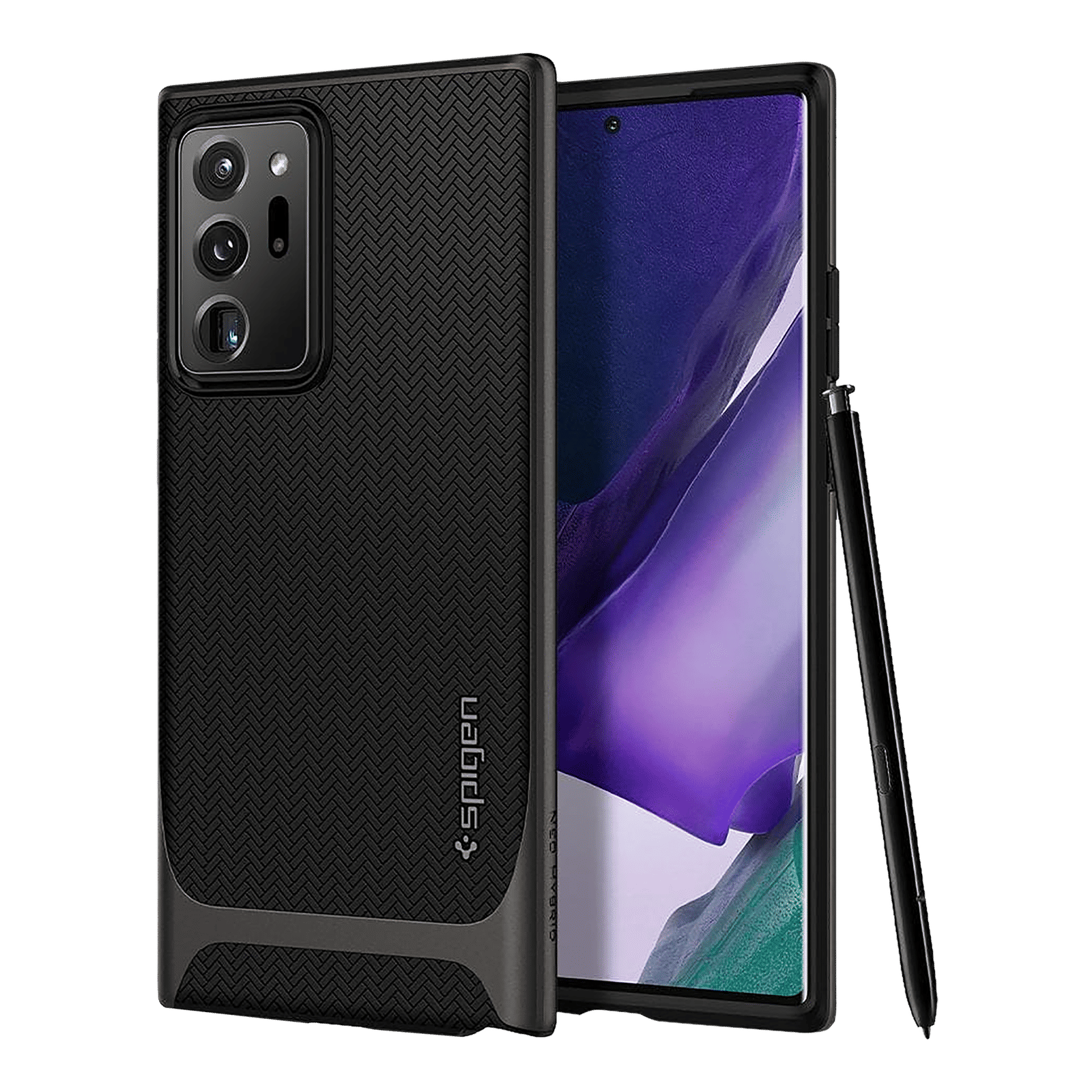spigen Neo Hybrid TPU & Polycarbonate Back Cover for SAMSUNG Galaxy Note 20 Ultra (Air Cushion Technology, Gunmetal)_1