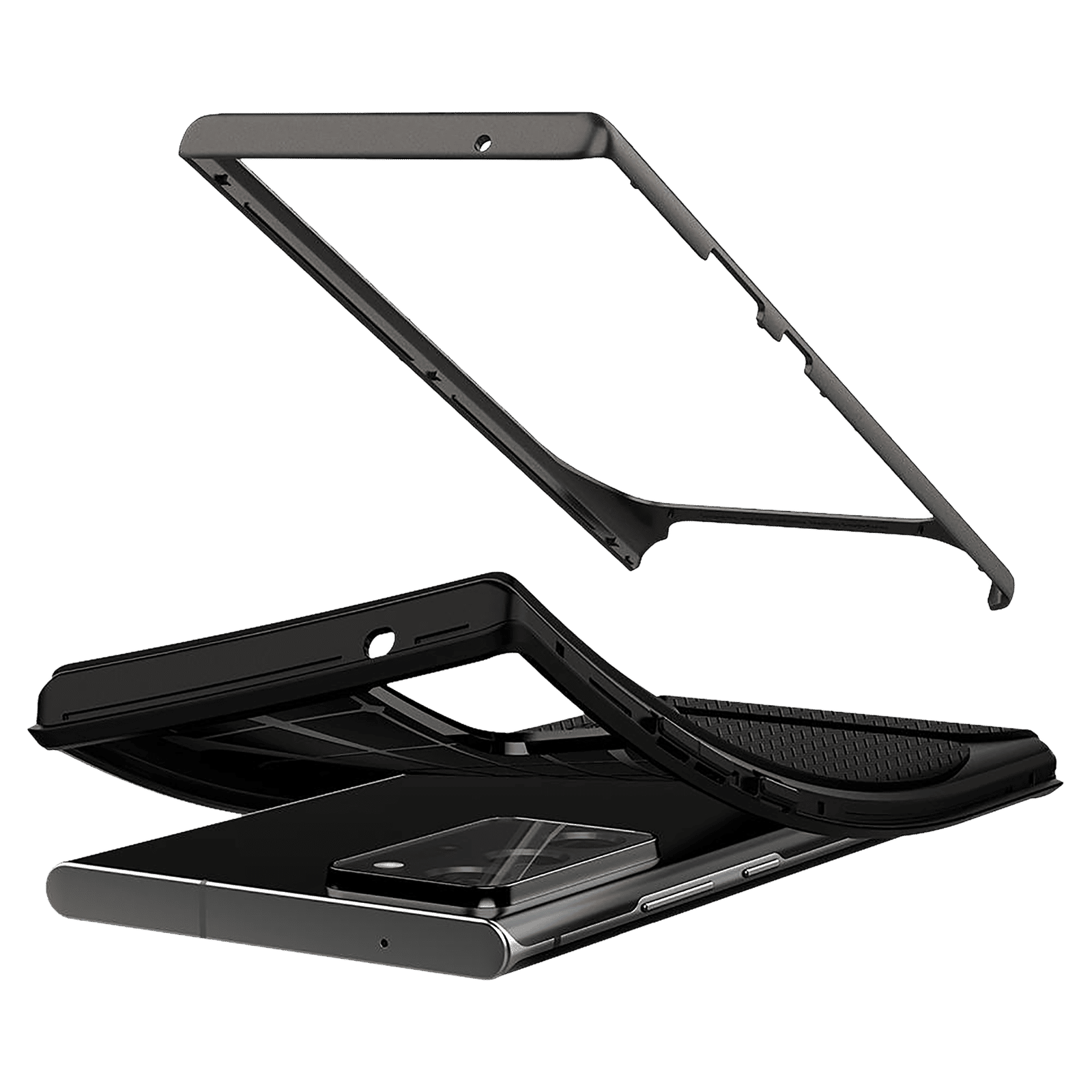 spigen Neo Hybrid TPU & Polycarbonate Back Cover for SAMSUNG Galaxy Note 20 Ultra (Air Cushion Technology, Gunmetal)_17