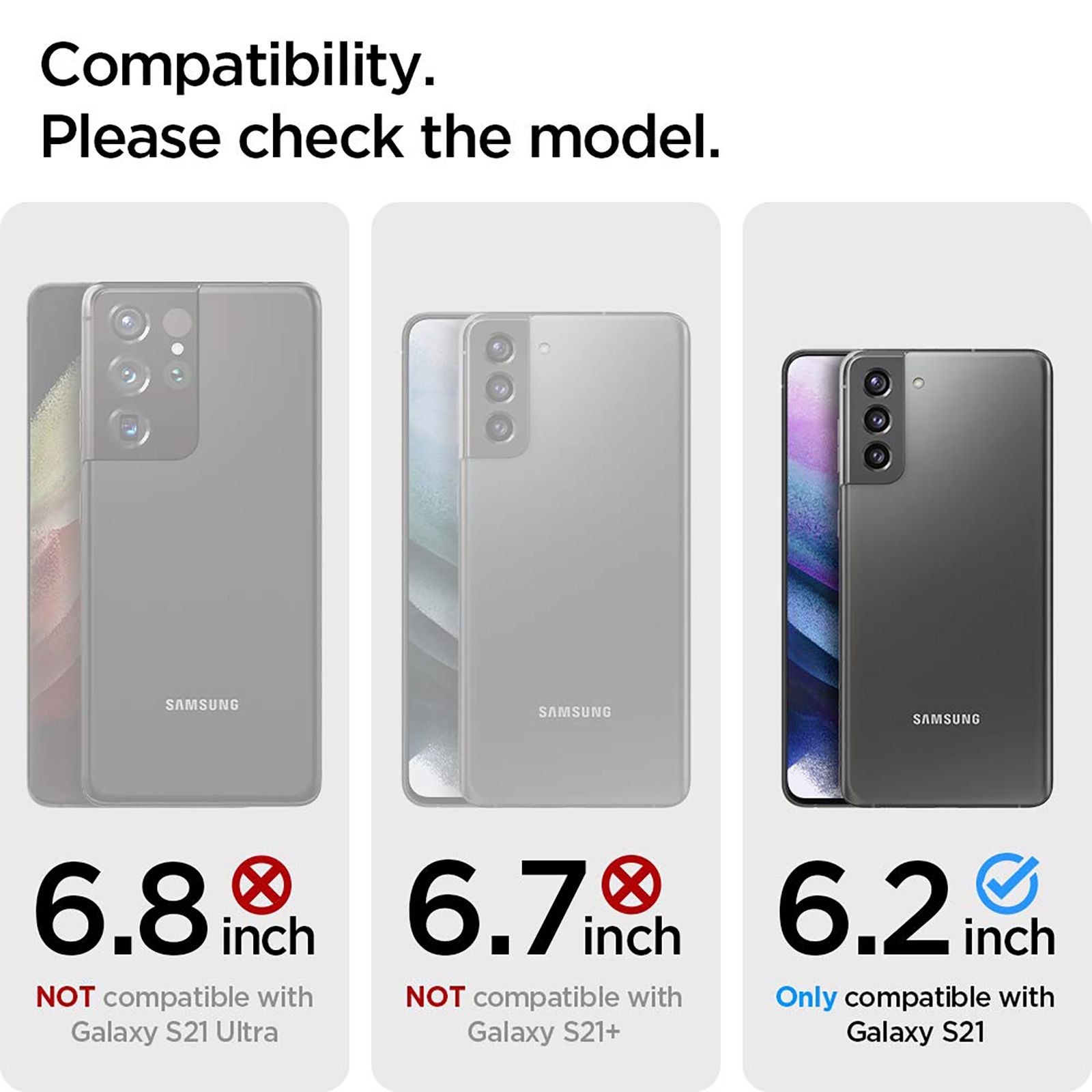 spigen Crystal Flex TPU Back Cover for Samsung Galaxy S21 (Slim Protection, Clear) spigen Crystal Flex TPU Back Cover for Samsung Galaxy S21 (Slim Protection, Clear)_7