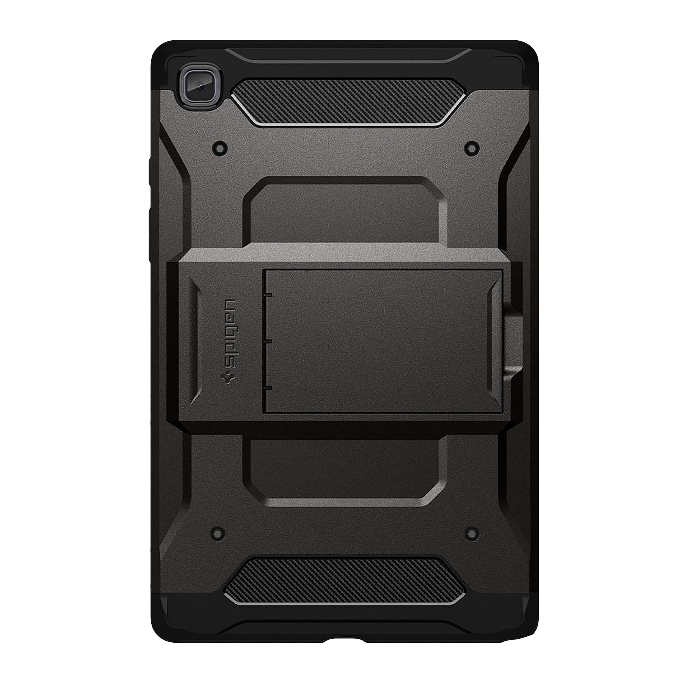 spigen Tough Armor Pro Polycarbonate Back Cover for SAMSUNG Galaxy Tab A7 (Shock Absorbent, Gunmetal) spigen Tough Armor Pro Polycarbonate Back Cover for SAMSUNG Galaxy Tab A7 (Shock Absorbent, Gunmetal)_3