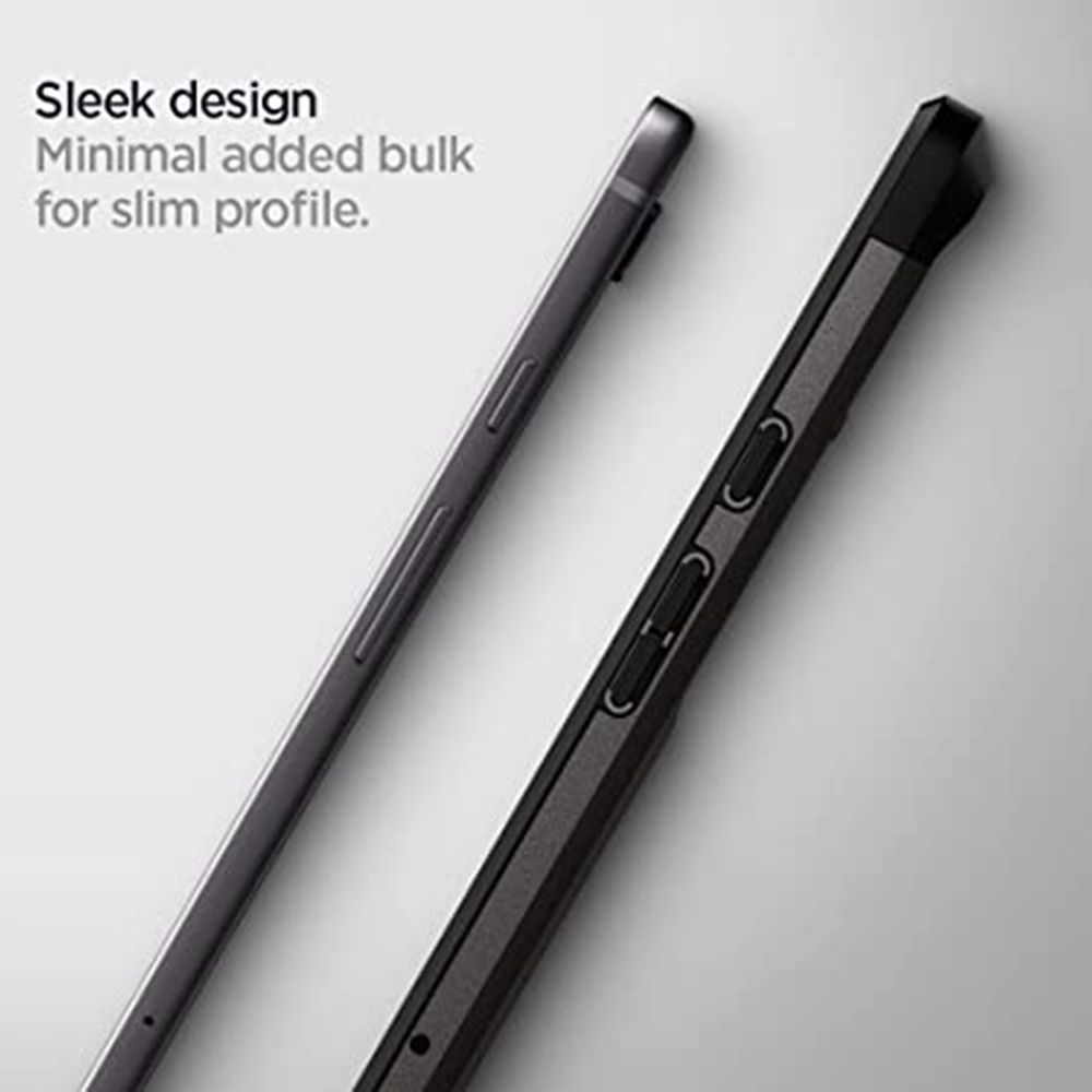 spigen Tough Armor Pro Polycarbonate Back Cover for SAMSUNG Galaxy Tab A7 (Shock Absorbent, Gunmetal) spigen Tough Armor Pro Polycarbonate Back Cover for SAMSUNG Galaxy Tab A7 (Shock Absorbent, Gunmetal)_9