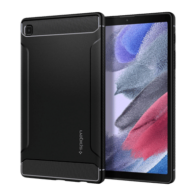 spigen Rugged Armor TPU Back Cover for SAMSUNG Galaxy Tab A7 Lite (Wireless Charging Compatible, Matte Black)