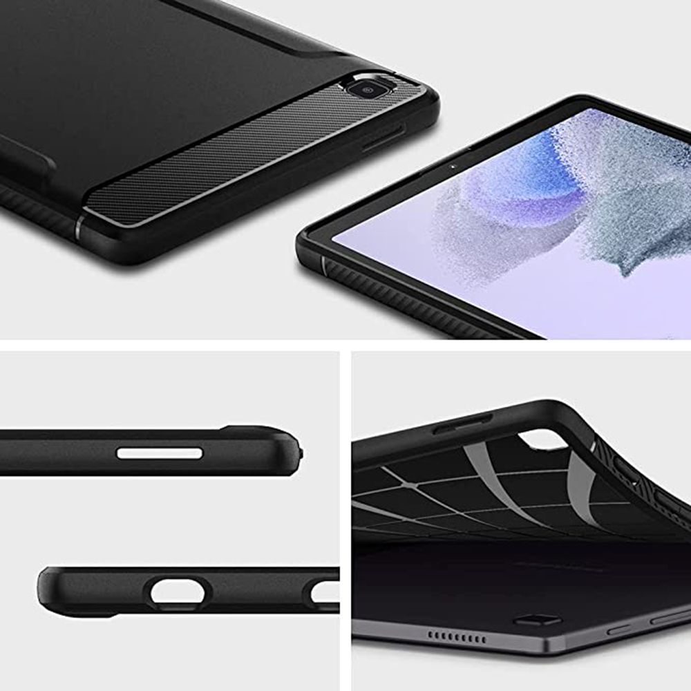 spigen Rugged Armor TPU Back Cover for SAMSUNG Galaxy Tab A7 Lite (Wireless Charging Compatible, Matte Black) spigen Rugged Armor TPU Back Cover for SAMSUNG Galaxy Tab A7 Lite (Wireless Charging Compatible, Matte Black)_7