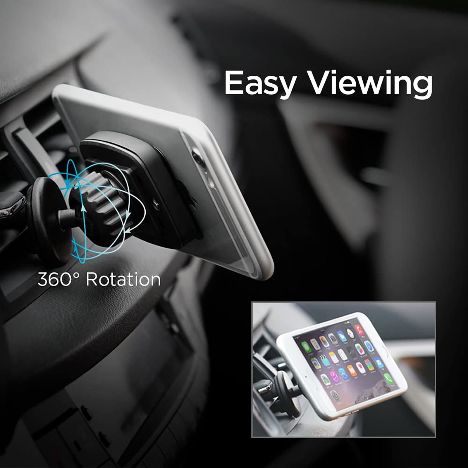 spigen Dashboard Mobile Holder (360 Rotation, 000CD20115, Black) spigen Dashboard Mobile Holder (360 Rotation, 000CD20115, Black)_11