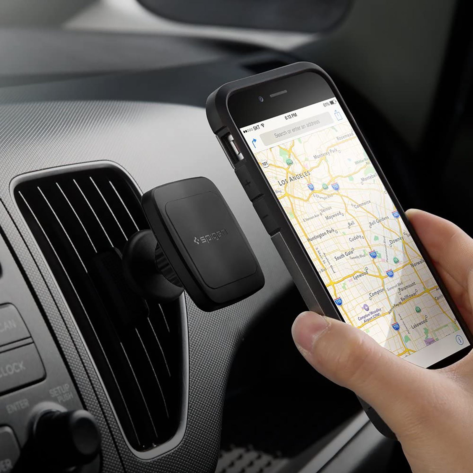 spigen Dashboard Mobile Holder (360 Rotation, 000CD20115, Black) spigen Dashboard Mobile Holder (360 Rotation, 000CD20115, Black)_8