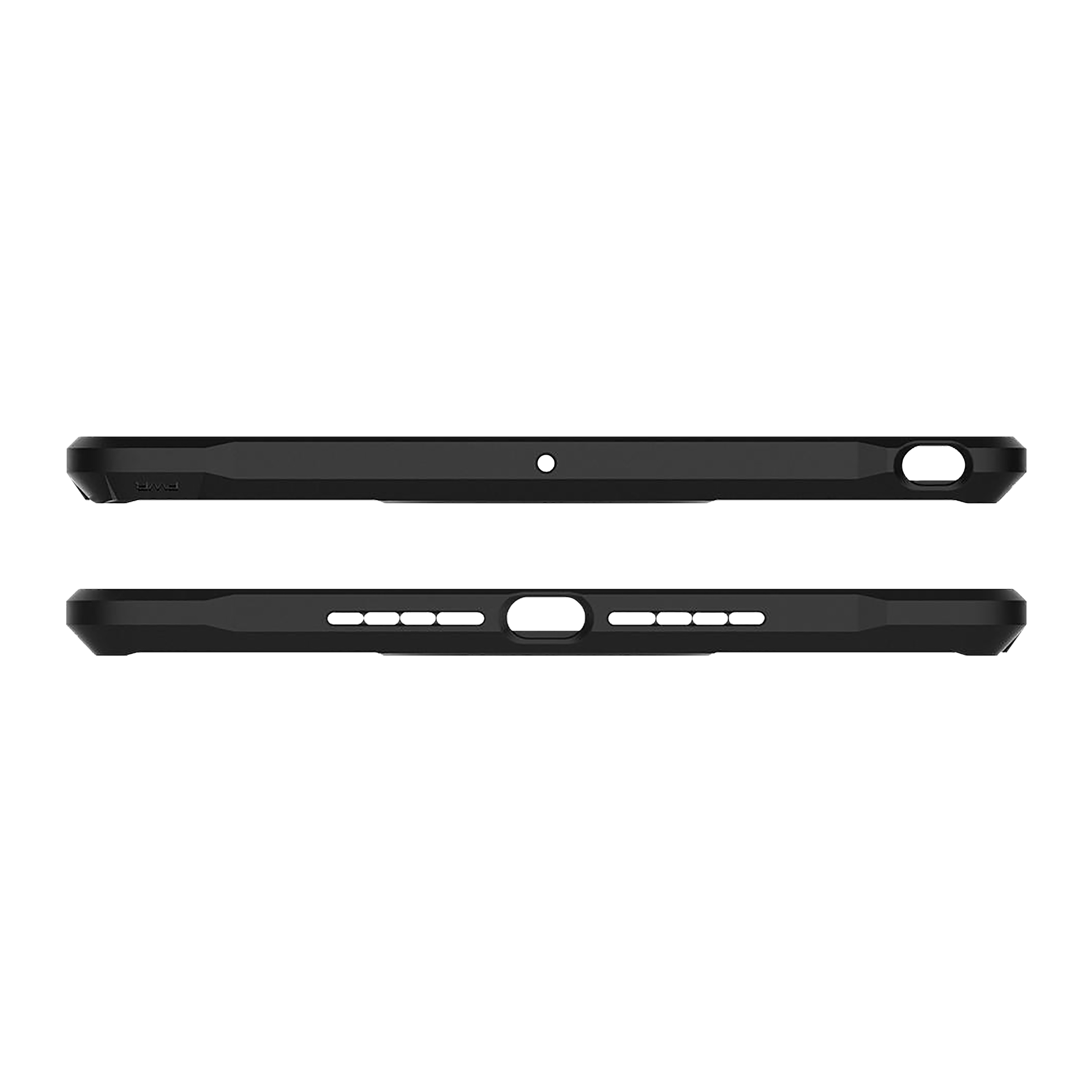 spigen Tough Armor Hard Polycarbonate Back Cover for Apple iPad 10.2 Inch (2021/2020/2019) (Dual Layered Back Protection, Black)_14