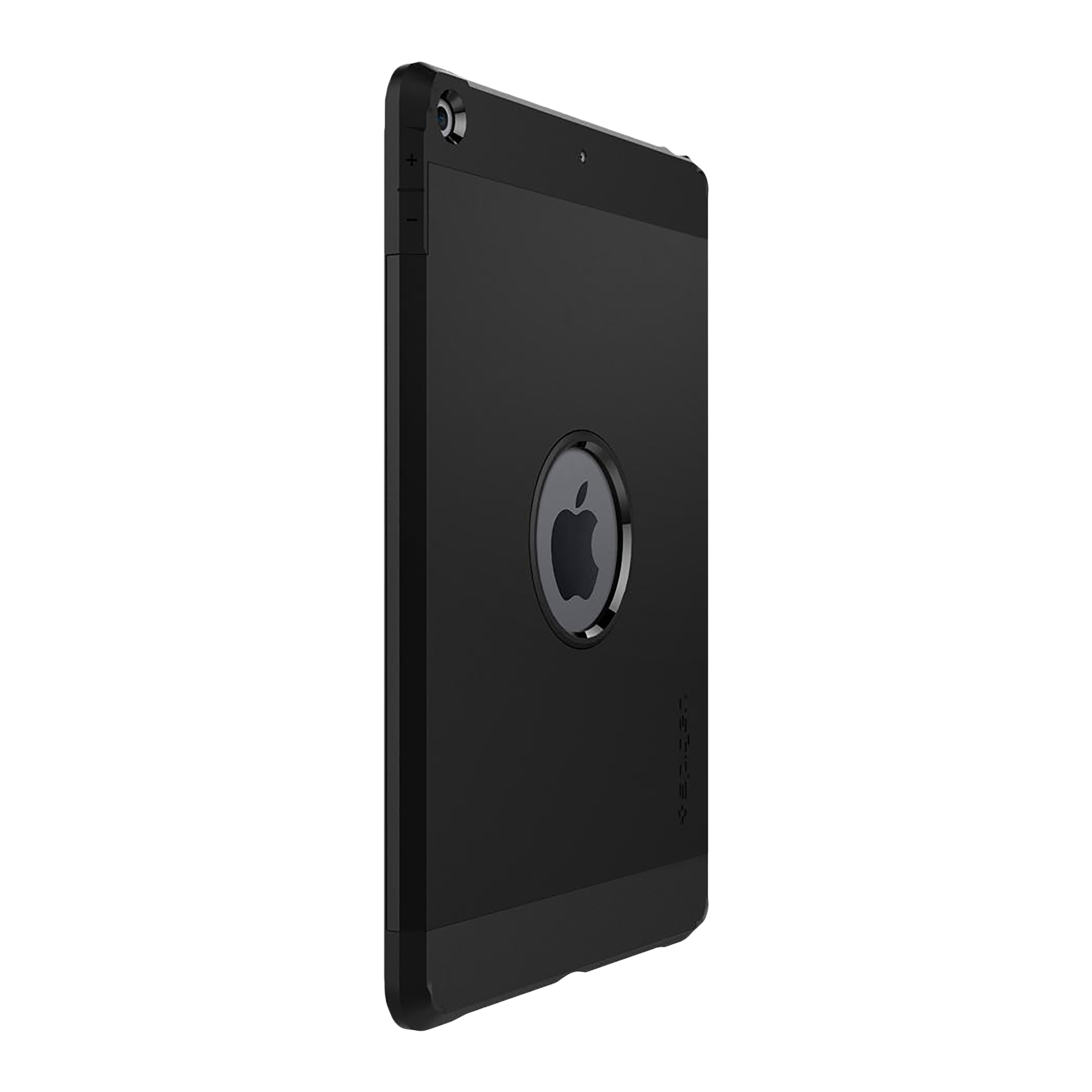 spigen Tough Armor Hard Polycarbonate Back Cover for Apple iPad 10.2 Inch (2021/2020/2019) (Dual Layered Back Protection, Black)_15