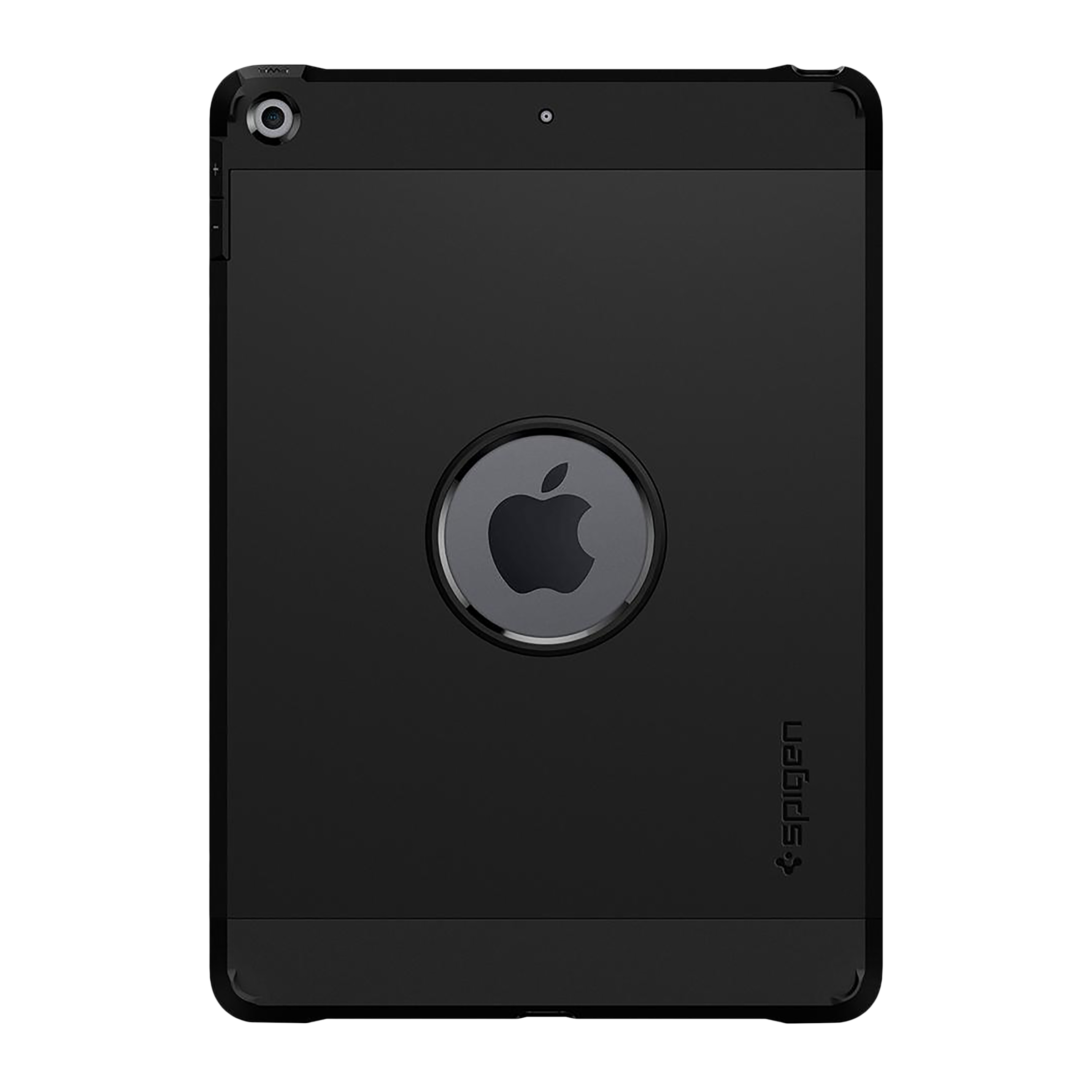 spigen Tough Armor Hard Polycarbonate Back Cover for Apple iPad 10.2 Inch (2021/2020/2019) (Dual Layered Back Protection, Black)_3