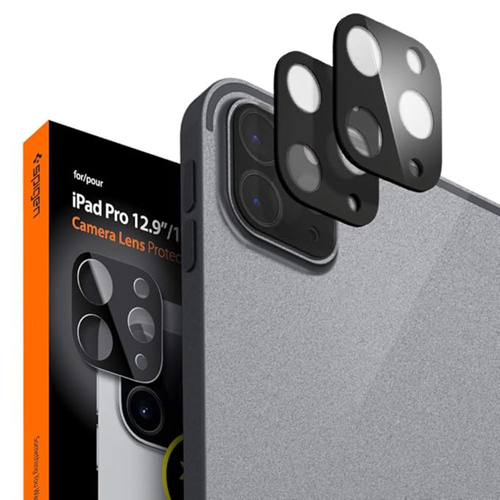 spigen Camera Lens Protector For iPad Pro 11/12 (Extra Scratch Protection, AGL01110, Black)_4