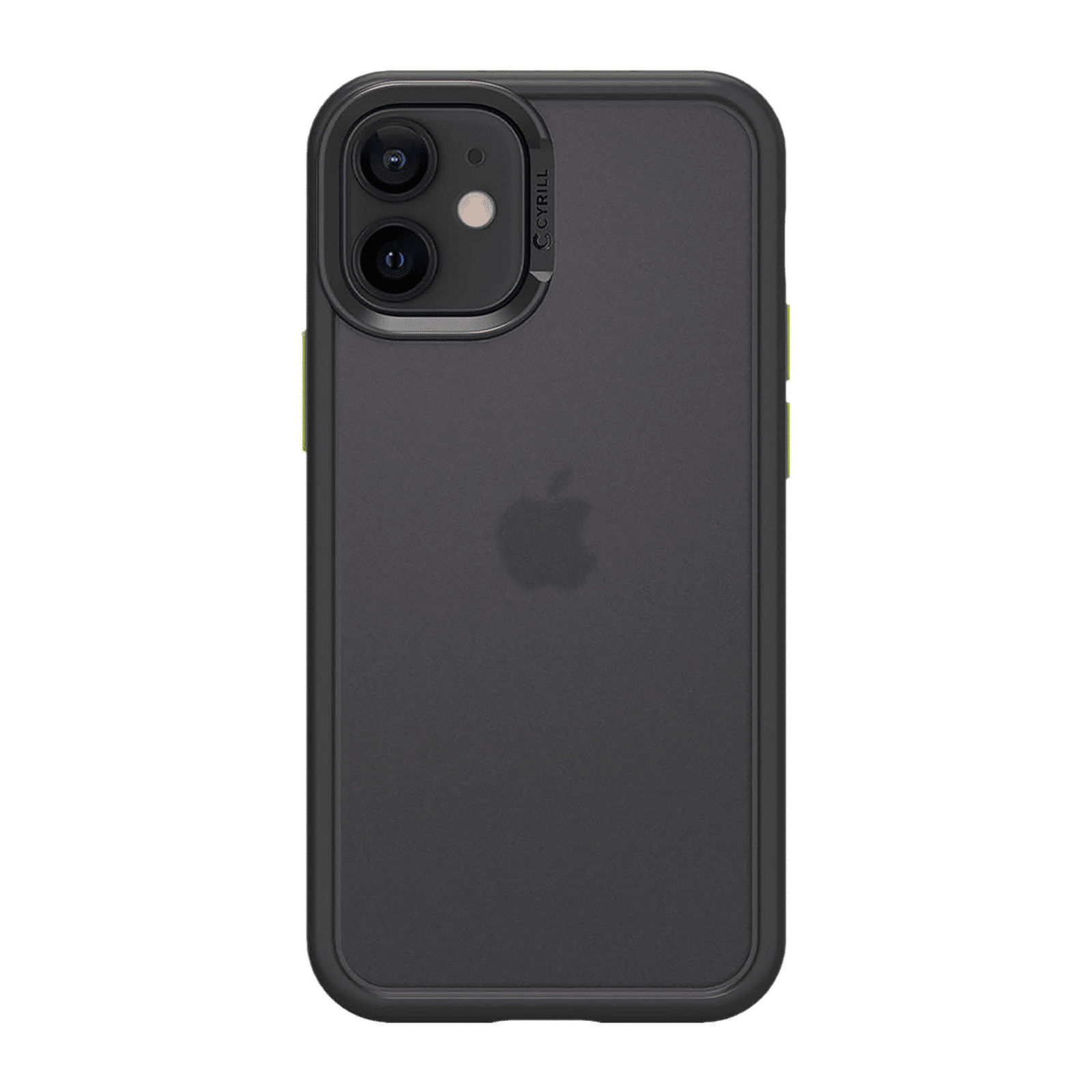 spigen Cyrill Color Brick Hard TPU & Polycarbonate Back Cover for Apple iPhone 12 Mini (Supports Wireless Charging, Black) spigen Cyrill Color Brick Hard TPU & Polycarbonate Back Cover for Apple iPhone 12 Mini (Supports Wireless Charging, Black)_3