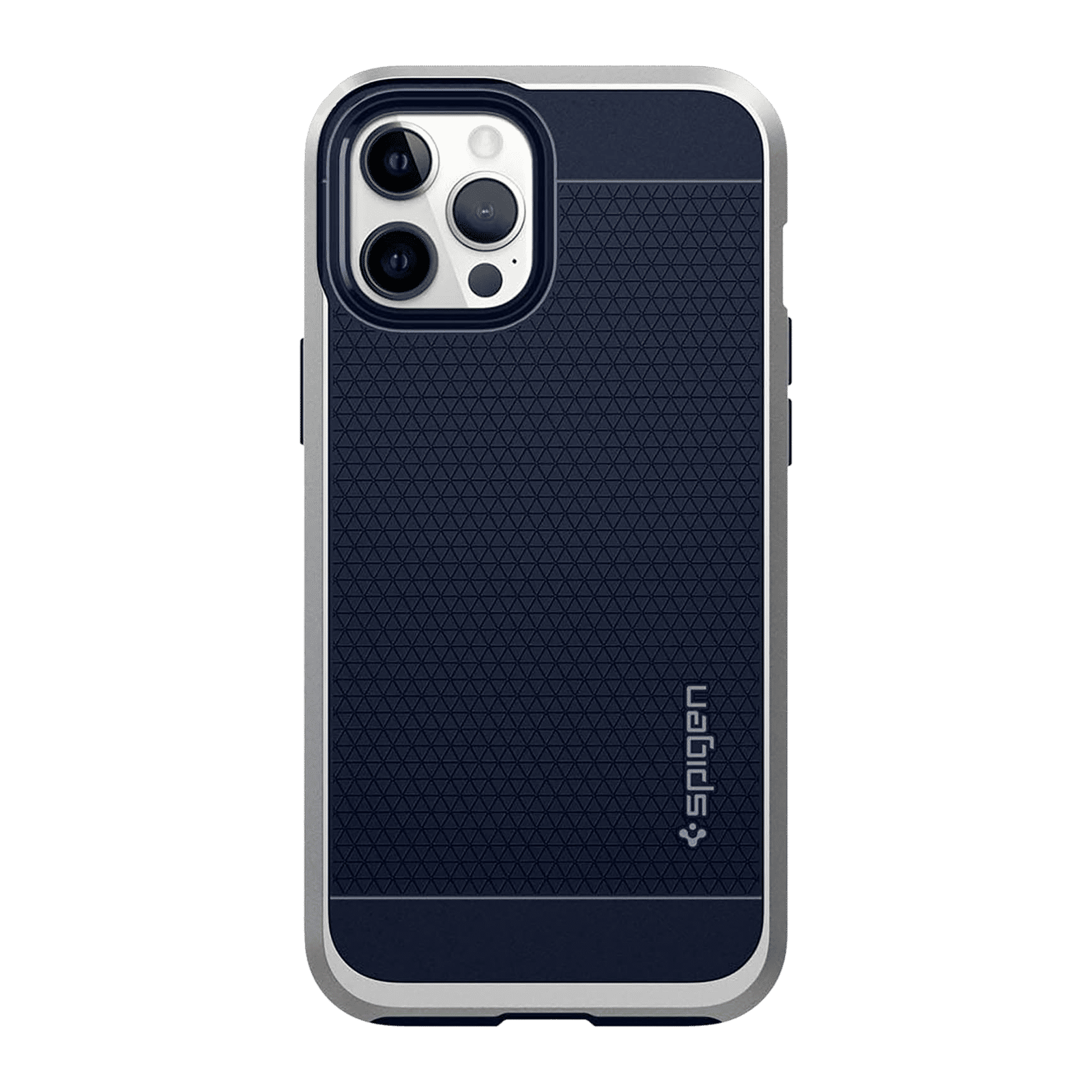 spigen Neo Hybrid TPU & PC Back Case For iPhone 12 Pro Max (Form-Fitted Construction, ACS02249, Satin Silver) spigen Neo Hybrid TPU & PC Back Case For iPhone 12 Pro Max (Form-Fitted Construction, ACS02249, Satin Silver)_3