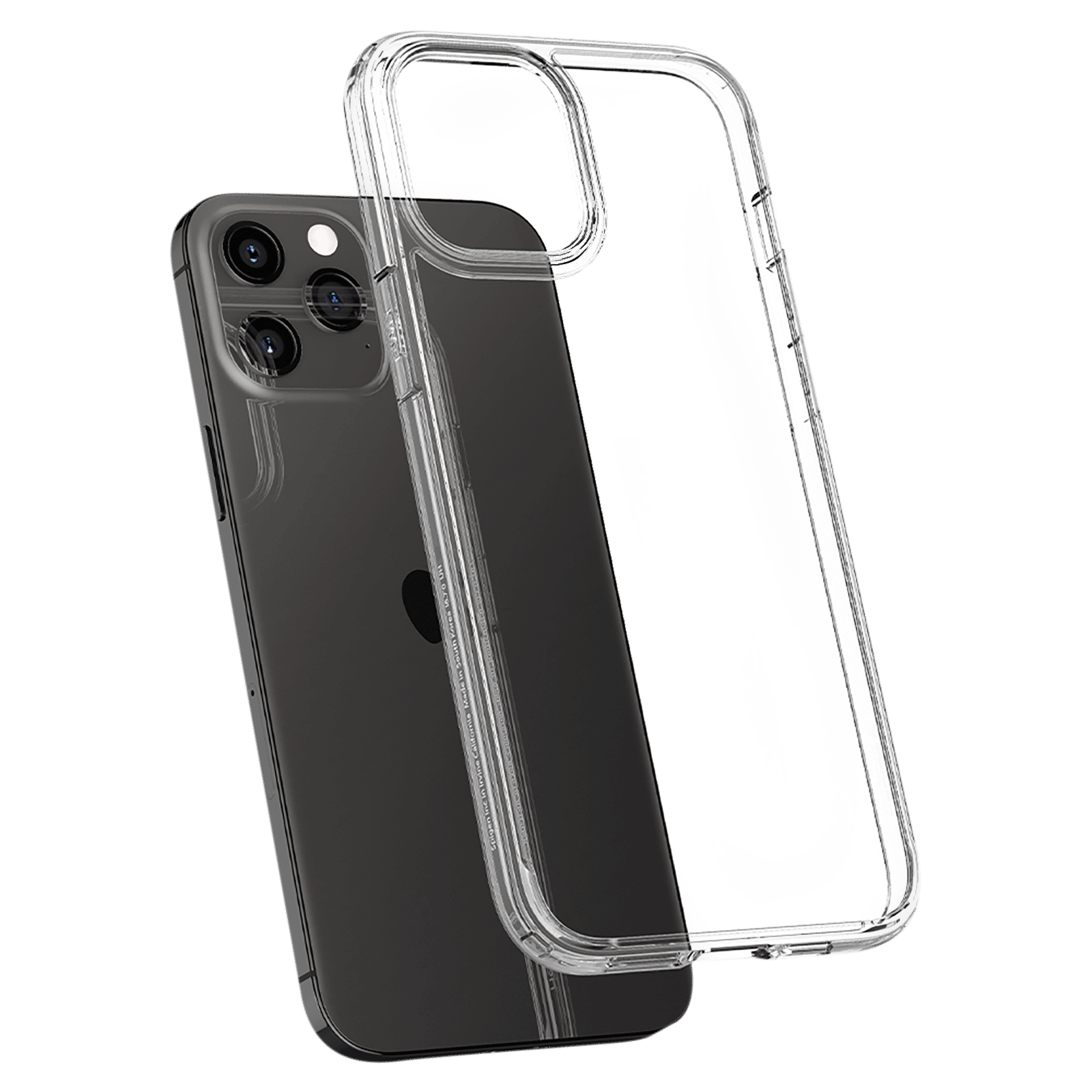 spigen Crystal Hybrid TPU & Polycarbonate Back Cover for Apple iPhone 12 Pro Max (Mil Grade Protection, Clear) spigen Crystal Hybrid TPU & Polycarbonate Back Cover for Apple iPhone 12 Pro Max (Mil Grade Protection, Clear)_13