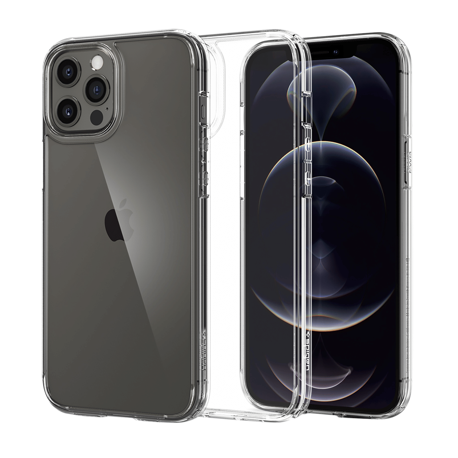 spigen Crystal Hybrid TPU & Polycarbonate Back Cover for Apple iPhone 12 Pro Max (Mil Grade Protection, Clear) spigen Crystal Hybrid TPU & Polycarbonate Back Cover for Apple iPhone 12 Pro Max (Mil Grade Protection, Clear)_15