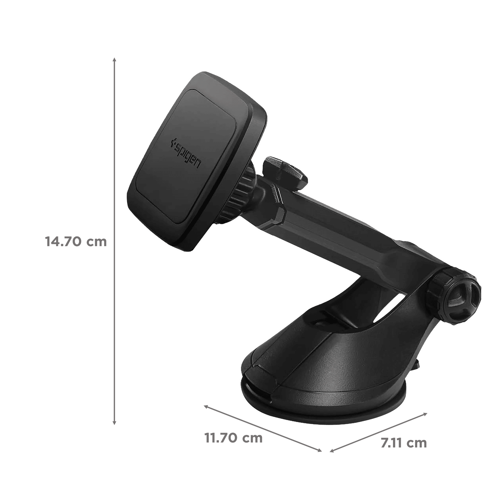 Spigen Car Mount Holder for Mobile (Neodymium Magnet, Black) Spigen Car Mount Holder for Mobile (Neodymium Magnet, Black)_2