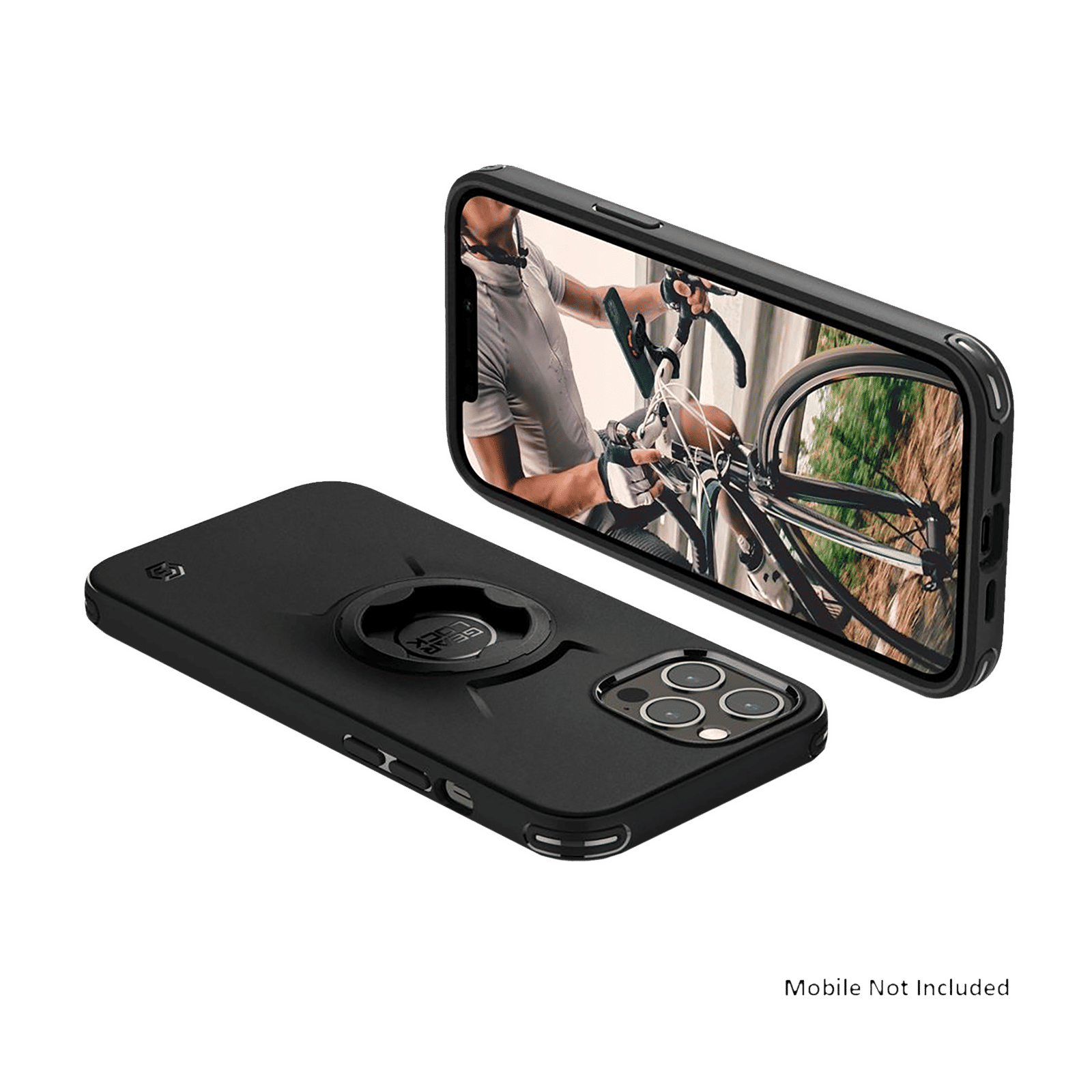 spigen Gearlock TPU & Polycarbonate Bike Mount Case for Apple iPhone 12, 12 Pro (Air Cushion Technology, Black) spigen Gearlock TPU & Polycarbonate Bike Mount Case for Apple iPhone 12, 12 Pro (Air Cushion Technology, Black)_8