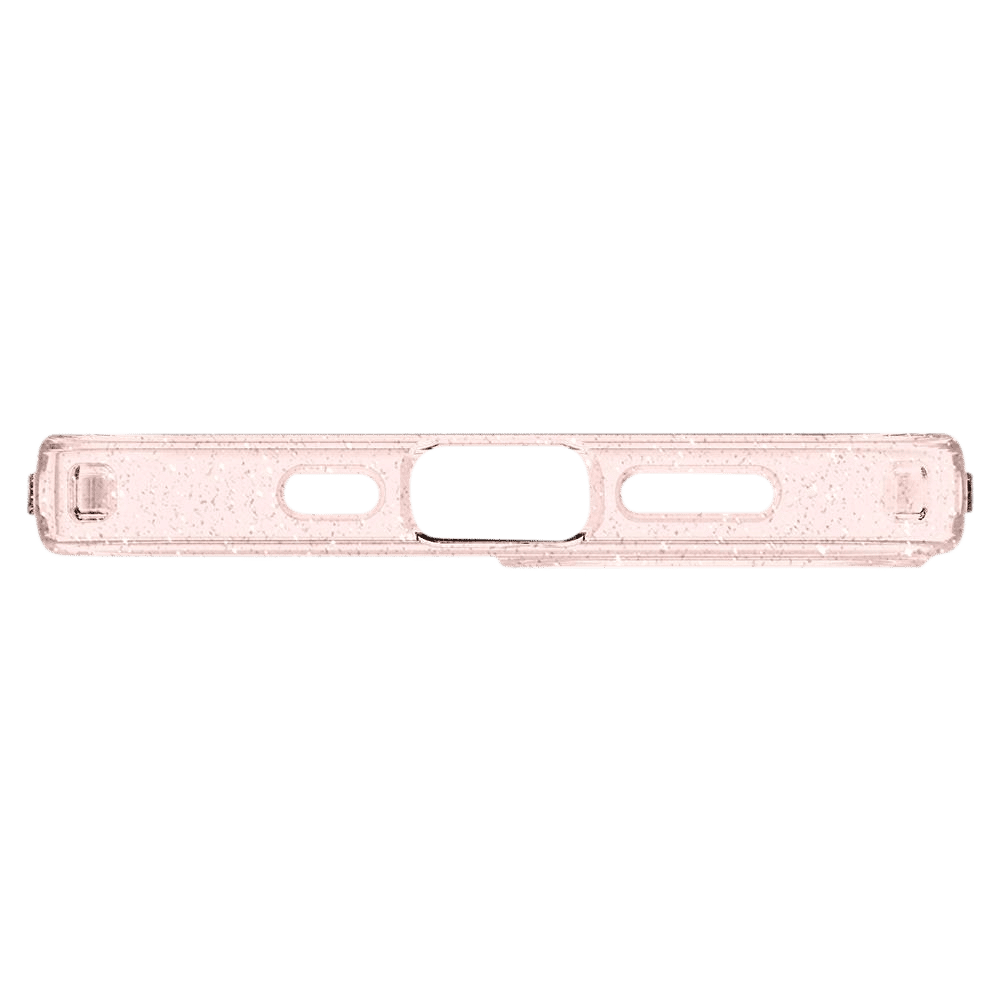 spigen Liquid Crystal Glitter TPU Back Cover for Apple iPhone 12, 12 Pro (Supports Wireless Charging, Rose Quartz)_5