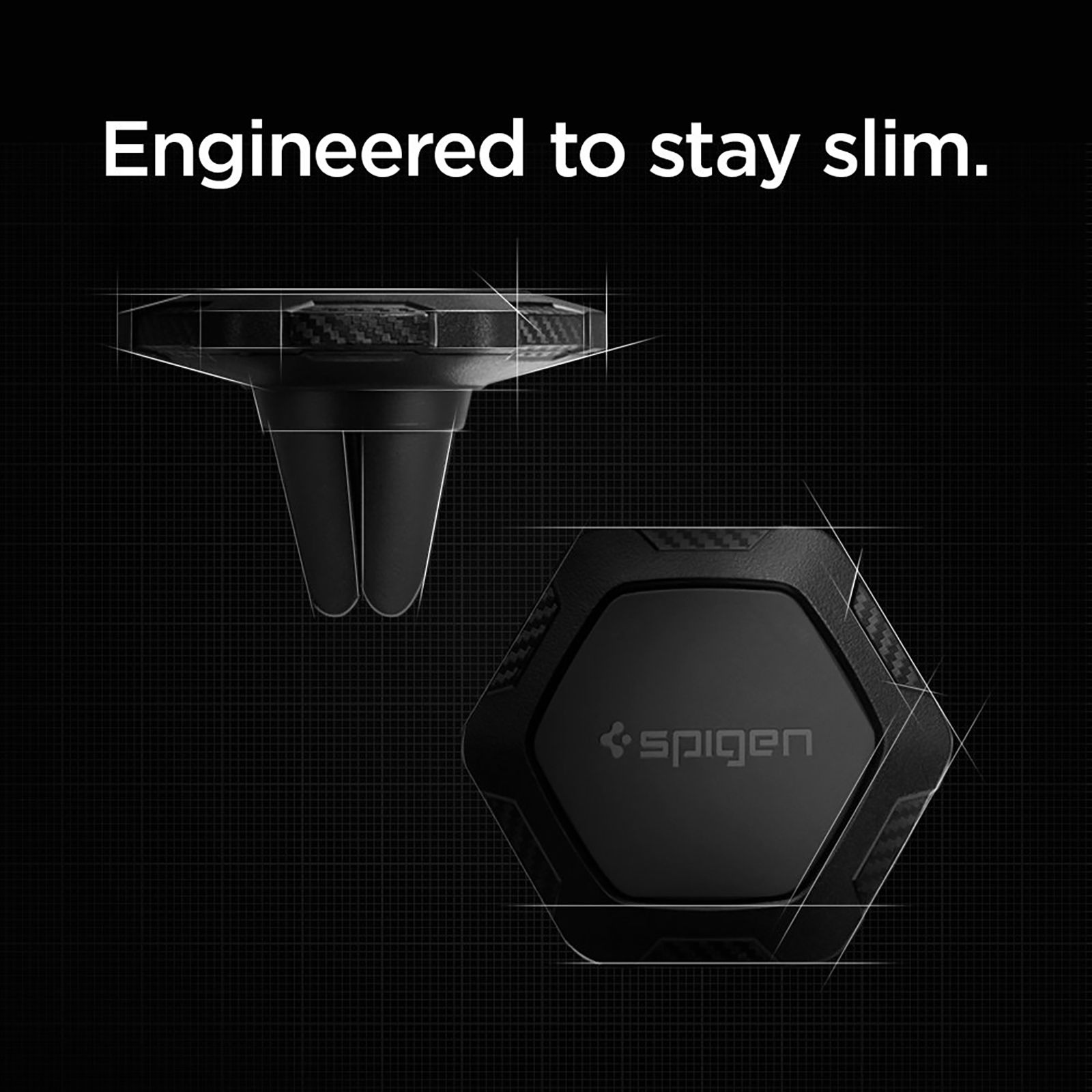 spigen Dashboard Mobile Holder (Protective Film, 000CG20879, Black)_5