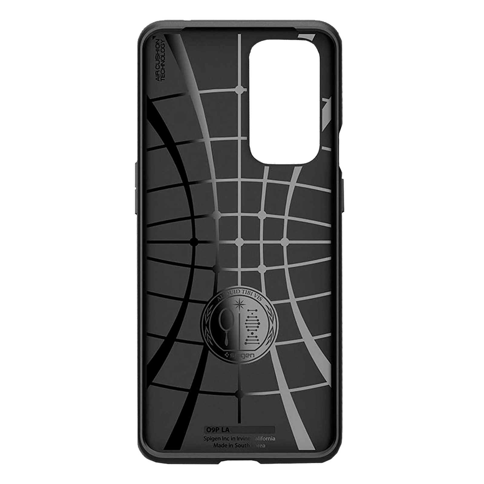 spigen Liquid Air TPU Back Cover for OnePlus 9 Pro 5G (Air Cushion Technology, Matte Black)_4