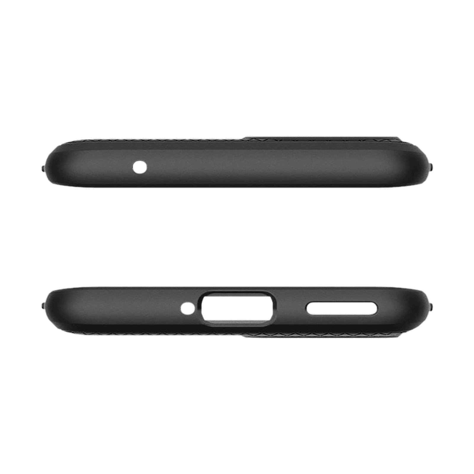 spigen Liquid Air TPU Back Cover for OnePlus 9 Pro 5G (Air Cushion Technology, Matte Black)_7
