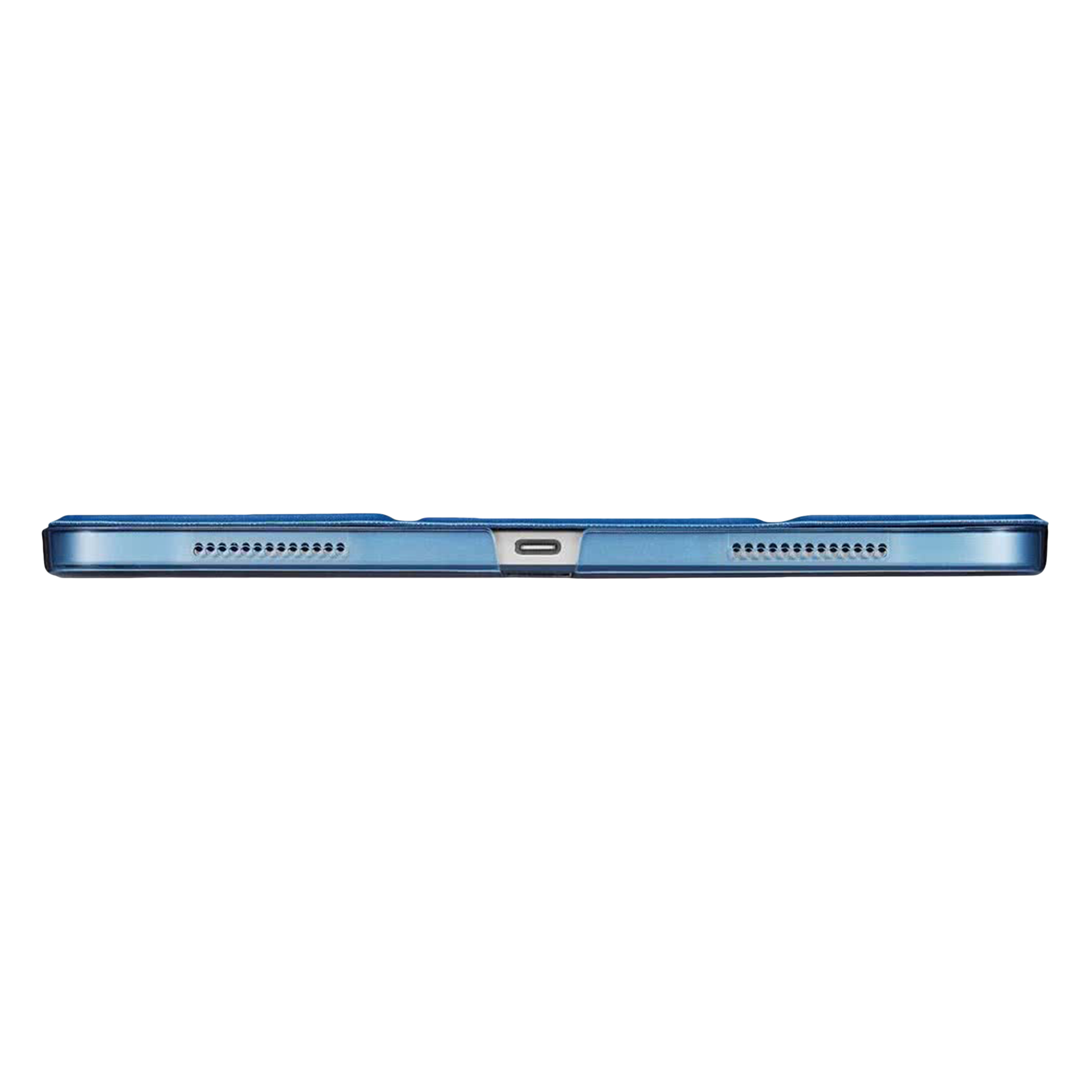 spigen Plastic, Polycarbonate & Polyurethane Leather Flip Cover for Apple iPad Pro 11 Inch (Wireless Charging Compatible, Blue)_9