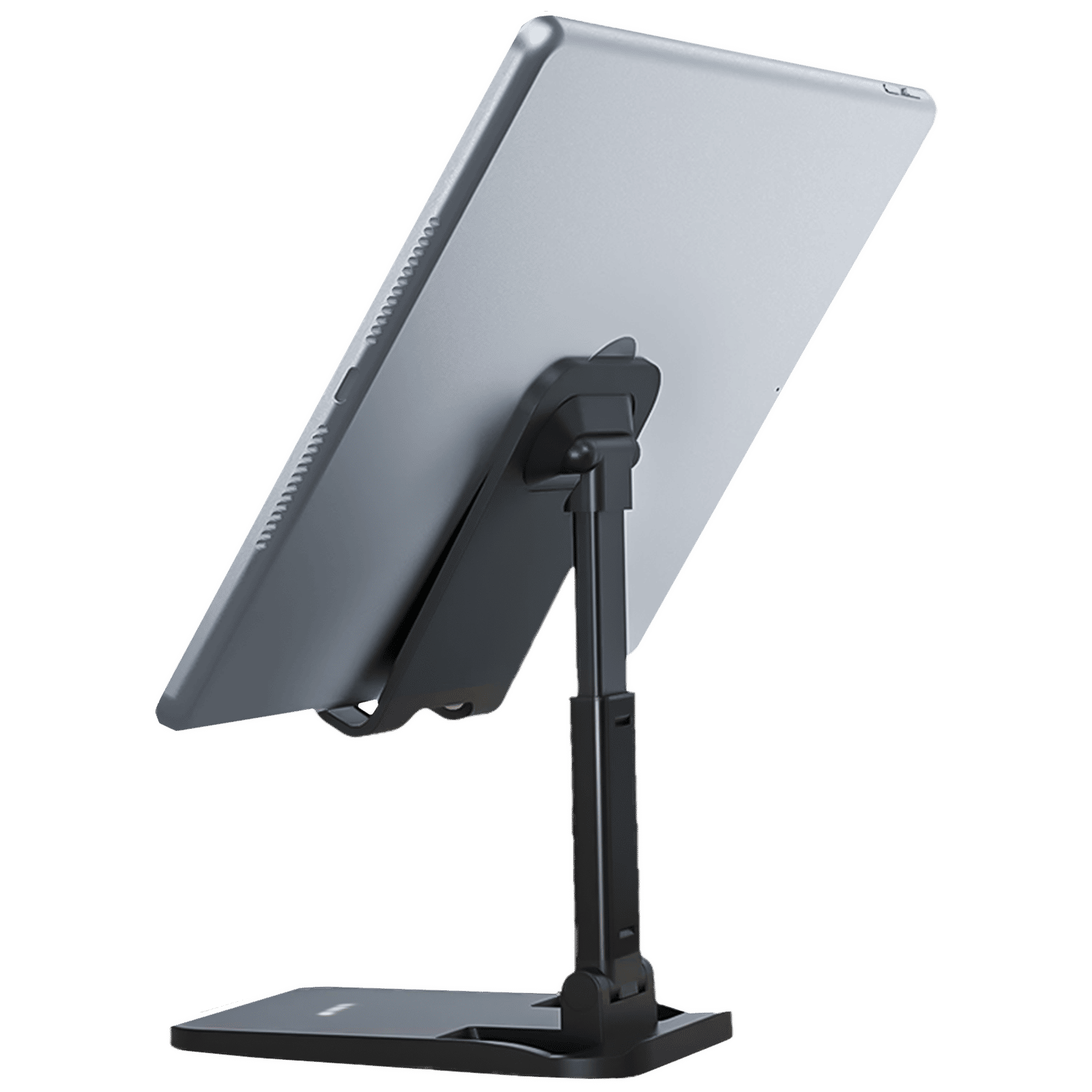 in base IB-1070 Dual Desktop Stand for Mobile & Tablet (360 Degree Rotatable, Black)_5