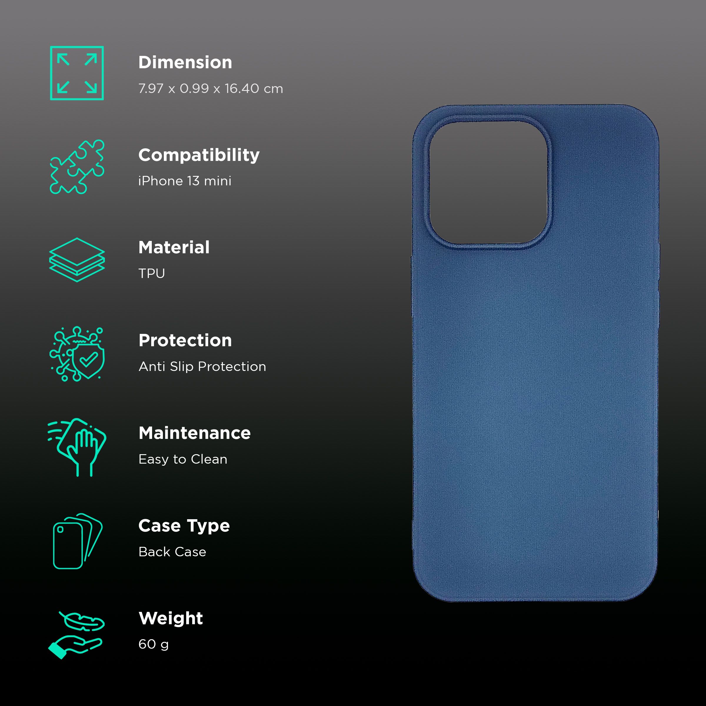soundREVO TPU Back Cover for Apple iPhone 13 Pro (Anti-Slip Grip, Blue) soundREVO TPU Back Cover for Apple iPhone 13 Pro (Anti-Slip Grip, Blue)_2