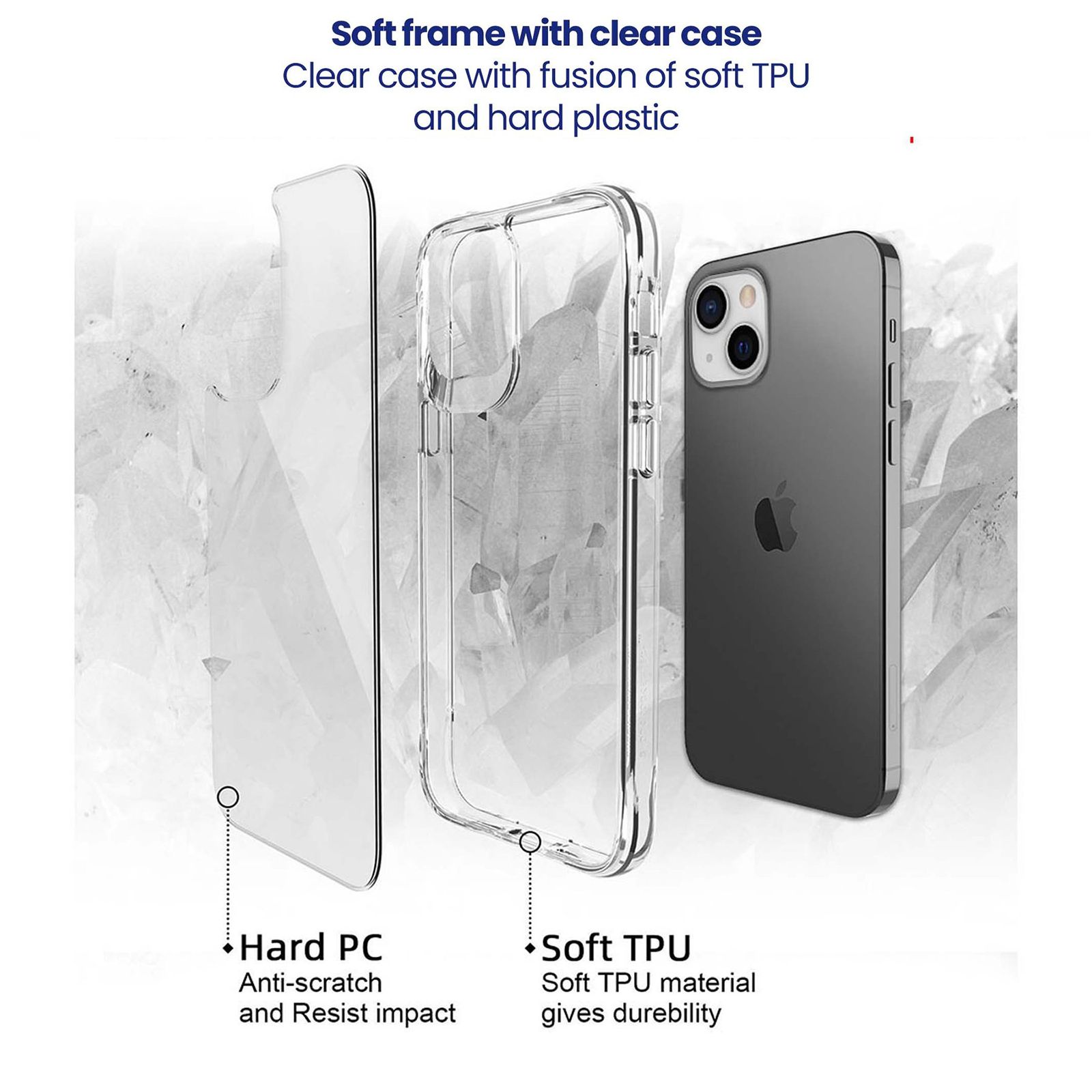 stuffcool Aktion Hard/Soft TPU Back Case for Apple iPhone 13 Mini (Wireless Charging Support, Clear) stuffcool Aktion Hard/Soft TPU Back Case for Apple iPhone 13 Mini (Wireless Charging Support, Clear)_9