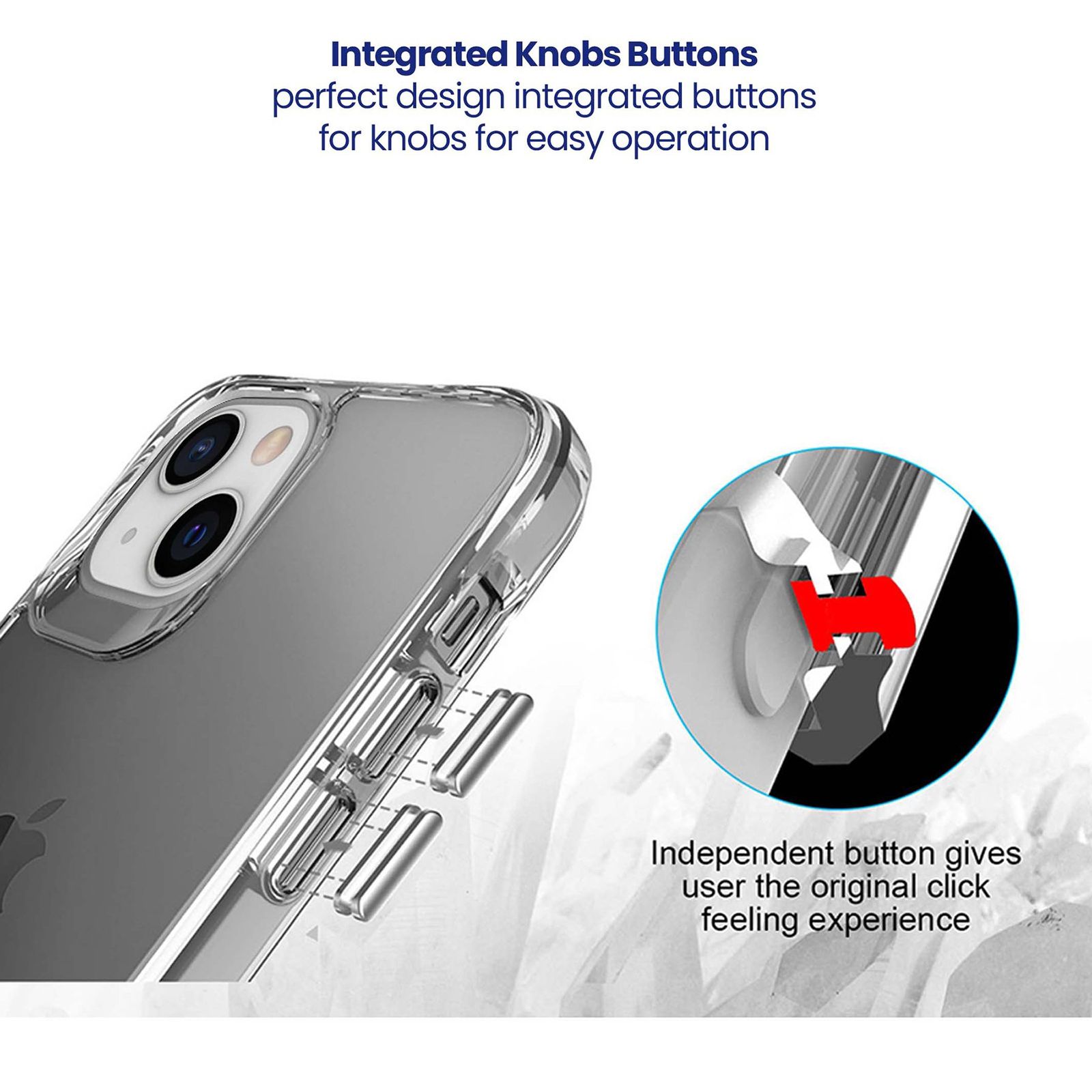 stuffcool Aktion Hard/Soft TPU Back Case for Apple iPhone 13 Mini (Wireless Charging Support, Clear) stuffcool Aktion Hard/Soft TPU Back Case for Apple iPhone 13 Mini (Wireless Charging Support, Clear)_4