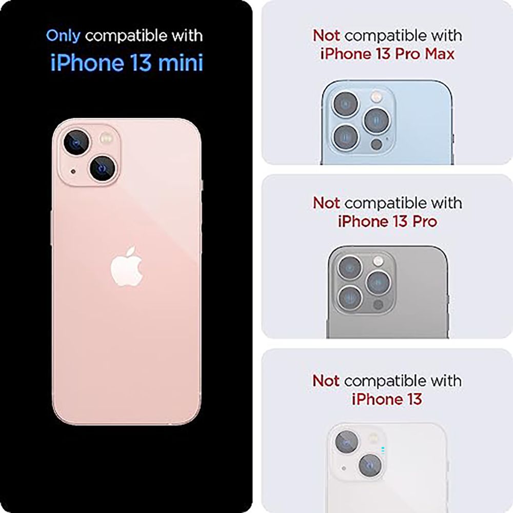 spigen Rugged Armor TPU Back Cover for Apple iPhone 13 Mini (Air Cushion Technology, Matte Black)_8