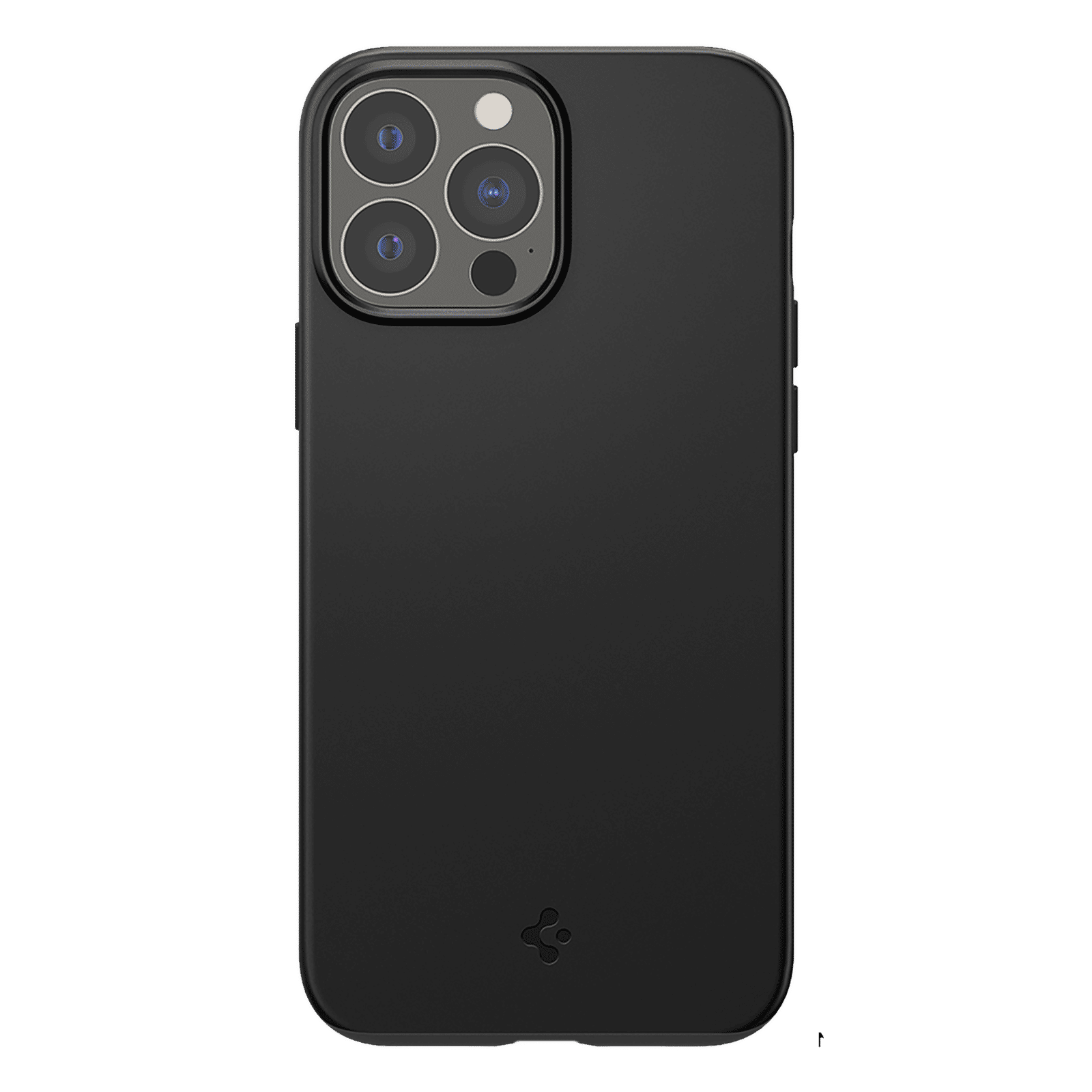 spigen Thin Fit TPU & Polycarbonate Back Cover for Apple iPhone 13 Pro (Wireless Charging Compatible, Black)_13
