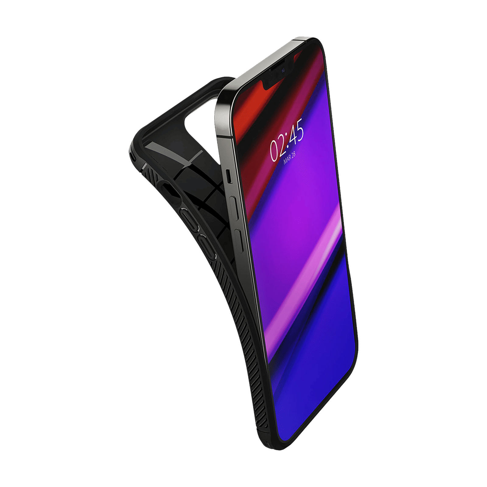 spigen Rugged Armor TPU Back Cover for Apple iPhone 13 Pro Max (Wireless Charging Compatible, Matte Black) spigen Rugged Armor TPU Back Cover for Apple iPhone 13 Pro Max (Wireless Charging Compatible, Matte Black)_11