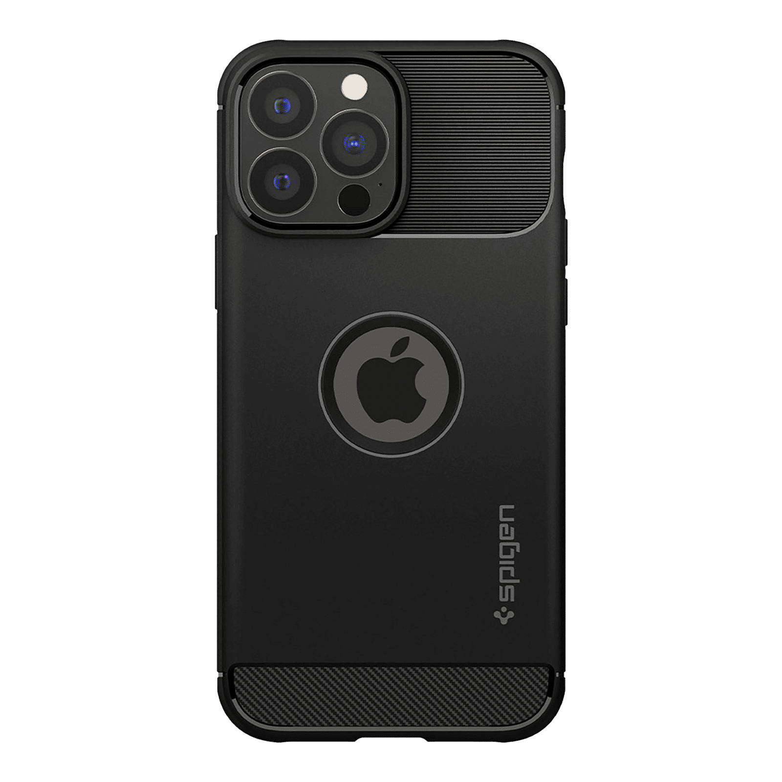 spigen Rugged Armor TPU Back Cover for Apple iPhone 13 Pro Max (Wireless Charging Compatible, Matte Black) spigen Rugged Armor TPU Back Cover for Apple iPhone 13 Pro Max (Wireless Charging Compatible, Matte Black)_14