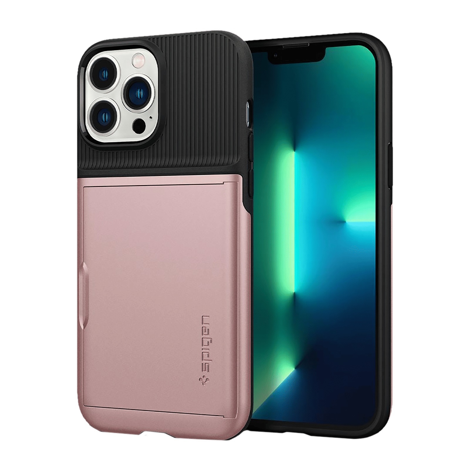 spigen Slim Armor CS TPU & Polycarbonate Back Cover for Apple iPhone 13 Pro Max (Air Cushion Technology, Rose Gold) spigen Slim Armor CS TPU & Polycarbonate Back Cover for Apple iPhone 13 Pro Max (Air Cushion Technology, Rose Gold)_10